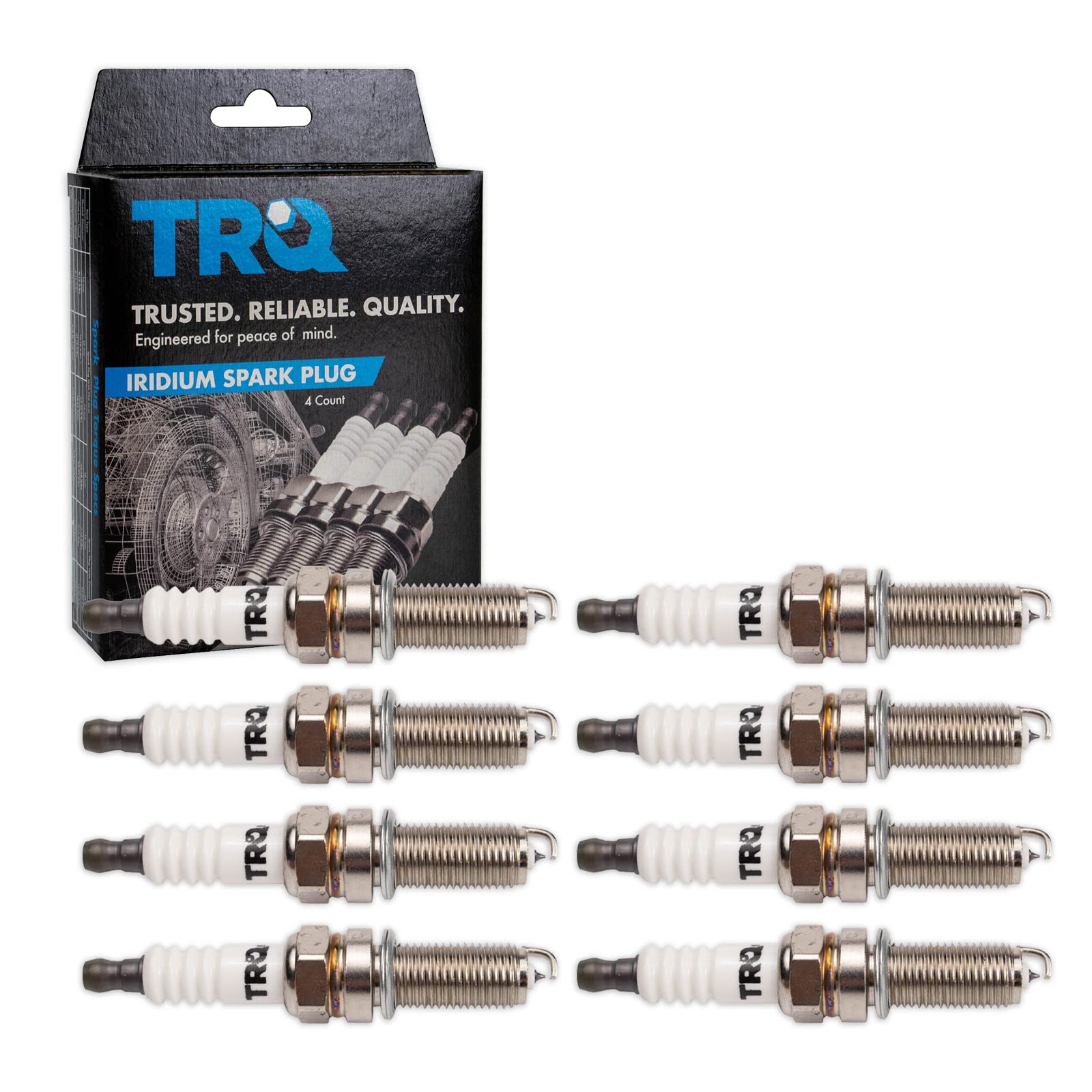 Trq Spark Plug Set Fits 2003-2012 Mercedes-Benz