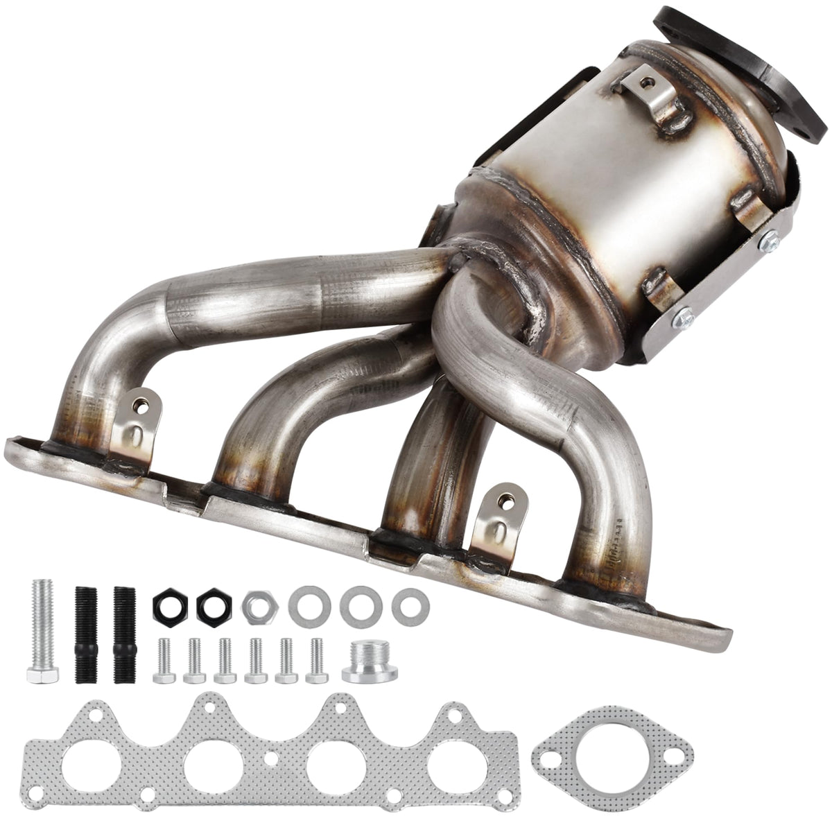 KLN Catalytic Converter with Gasket Kit Compatible with Hyundai & Kia Models - Accent 2012-2017, Veloster 2012-2017, Soul 2012-2