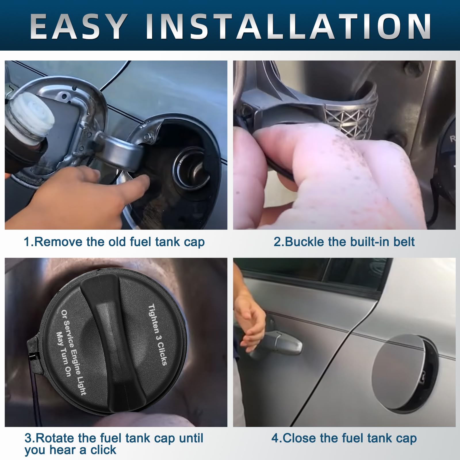 Fuel Tank Cap Gas Cap Compatible With Buick Cadillac Chevrolet Gmc Pontiac 2004-2011 Aveo 2006-2012 Impala 2005-2010 Lacrosse Co