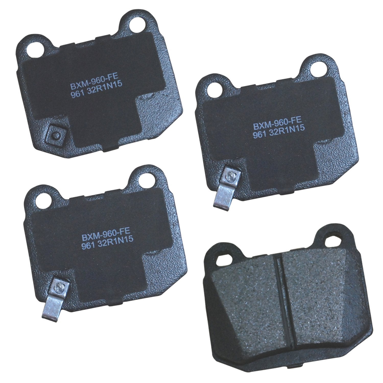 Bendix Premium Sbm961 Semi-Metallic Rear Brake Pads For Select Models Infiniti G35, Mitsubishi Lancer, Nissan 350Z, Subaru Brz,