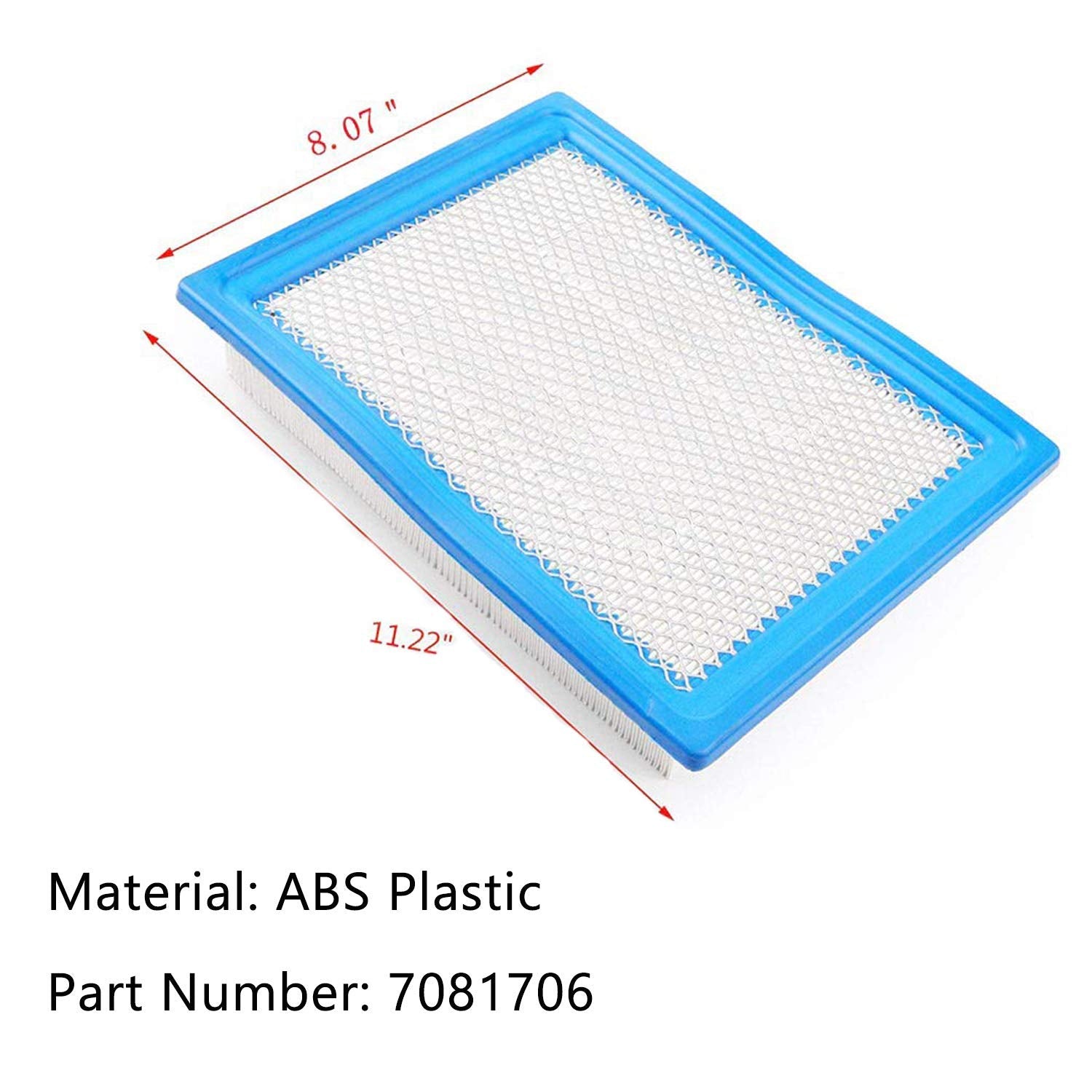 Wadoy Ranger 900 XP Air Filter 7081706 Replacement Compatible with Polaris RZR 570 900 1000 XP Crew Diesel - Carbon Fiber, Blue