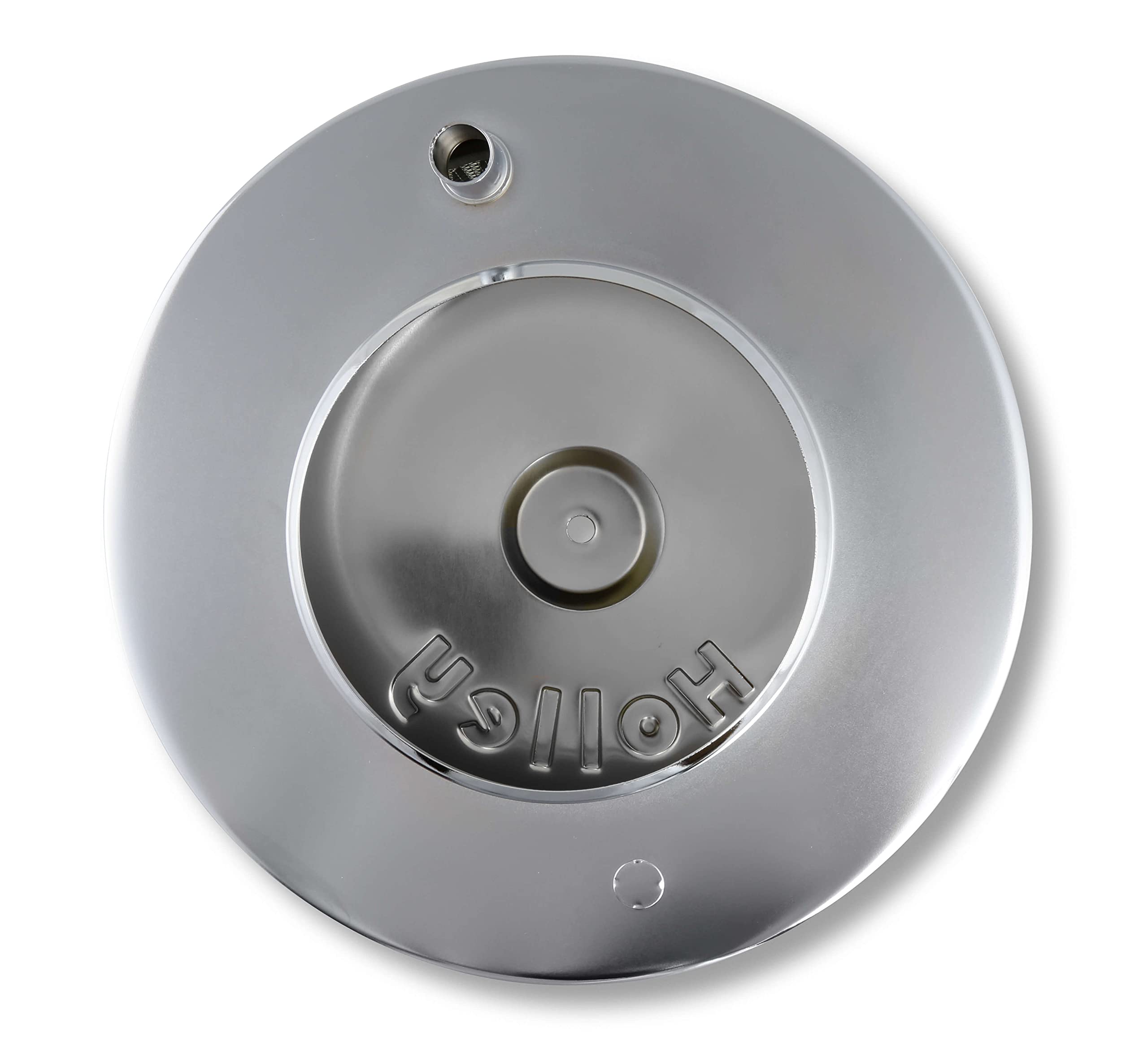 Holley Chrome Round Air Cleaner 10 in. 5 1/8 in. Neck