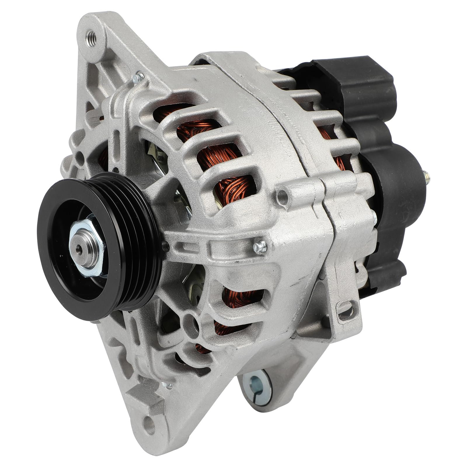 SCITOO Alternator Fit for Hyundai for Elantra 2007-2012, for Kia for Soul 2010-2011, Spectra 2007-2009, Sportage 2007-2010- 12V 
