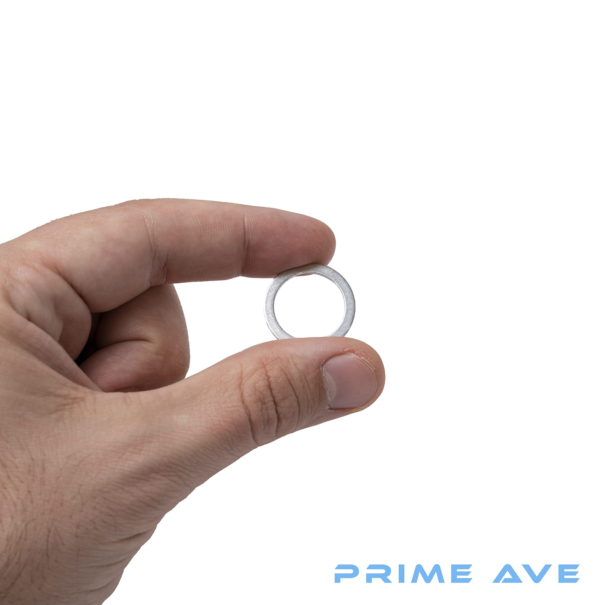 Prime Ave Oil Drain Plug Gasket Crush Washer - 18Mm Aluminum Crush Washers For Leak Proof Seal - Compatible With Ford Mazda Pors