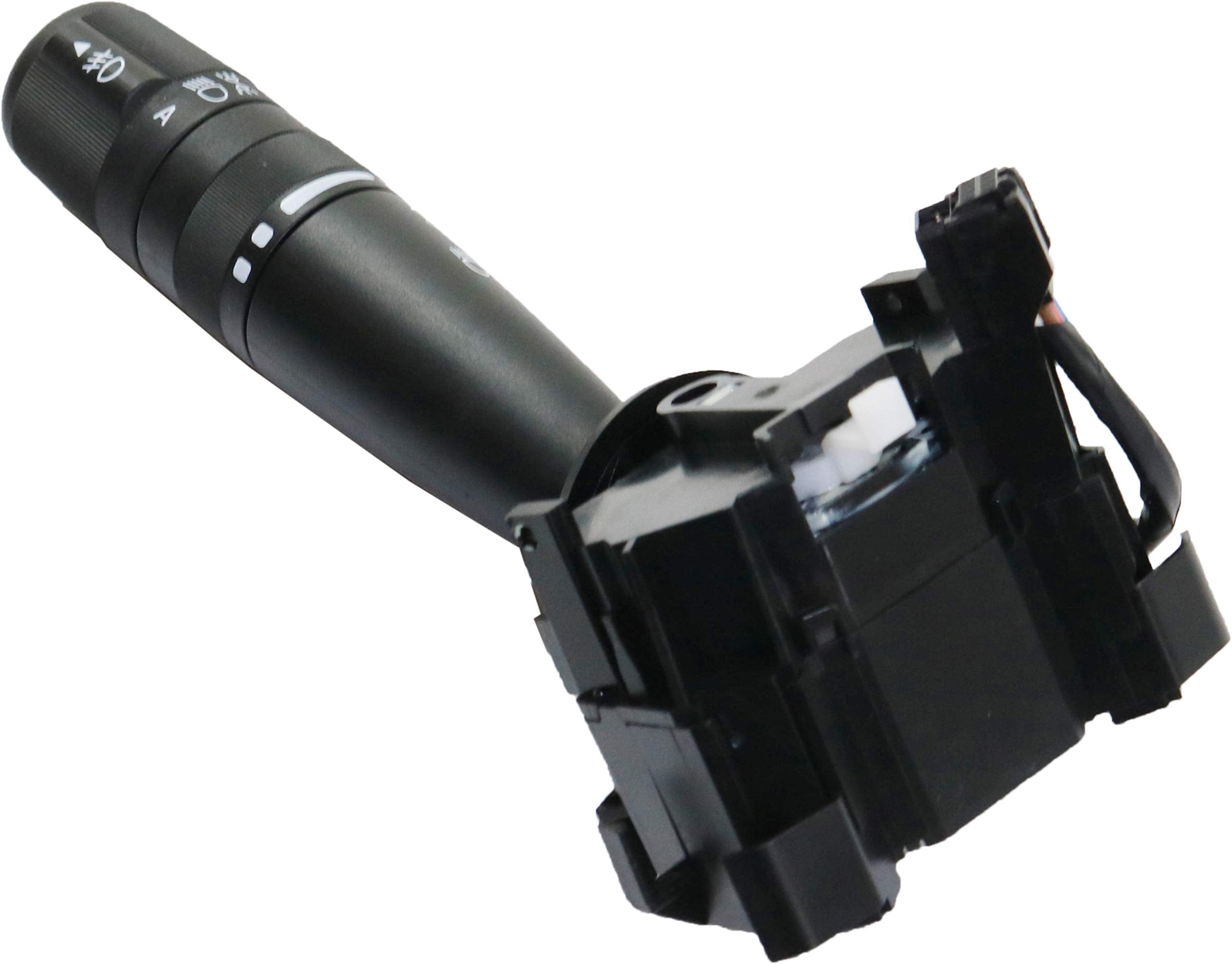 Evan Fischer Turn Signal Switch for Jeep Grand Cherokee 2005-2007, Black, Compatible with Automatic Headlamps & Fog Lamps, Replaces CBS1658