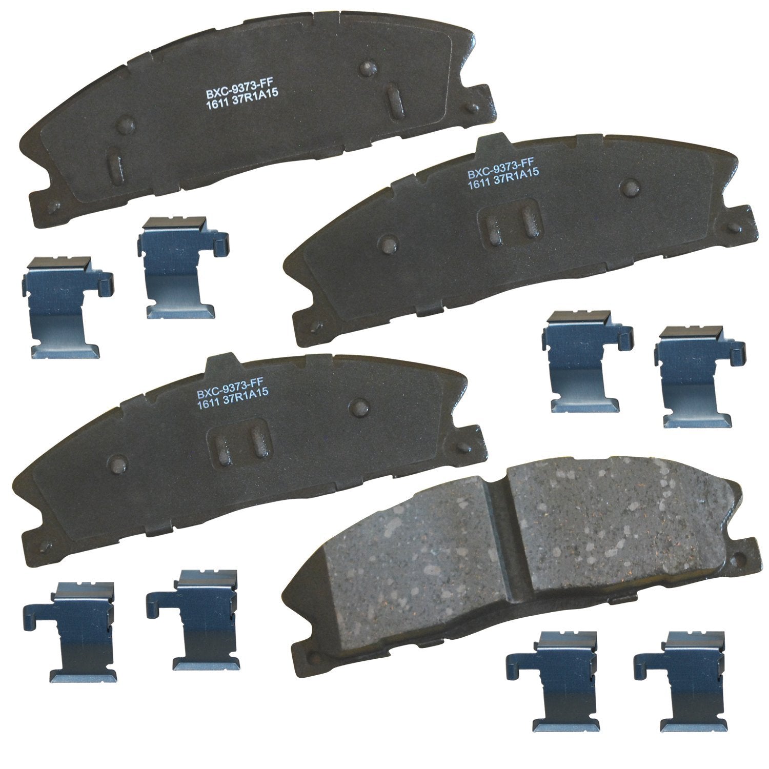 Bendix Premium Sbc1611 Ceramic Front Brake Pads For Ford Explorer 2013-2012, Flex 2012, Flex 2017, Taurus 2016-2013, Lincoln Mks