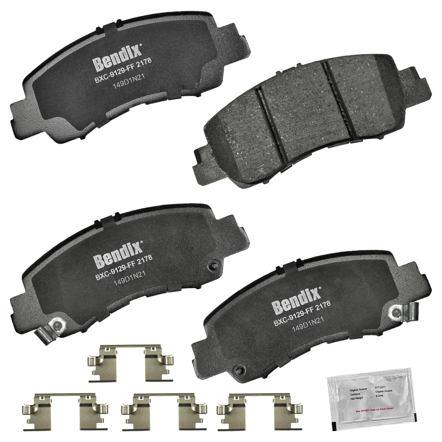 Bendix Priority1 Cfc2178 Ceramic Front Brake Pads For Mitsubishi Eclipse Cross 2020-2018, Eclipse Cross 2024-2022