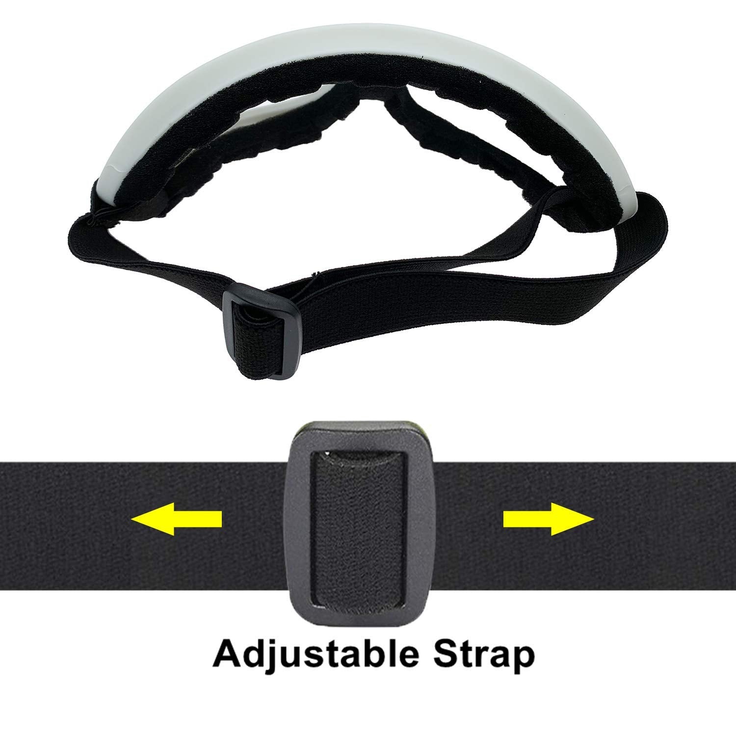 Ljdj Motorcycle Goggles,2 Pack Dirt Bike Atv Motocross Anti-Uv Adjustable Riding Offroad Protective With 2 Pack Neck Breathable