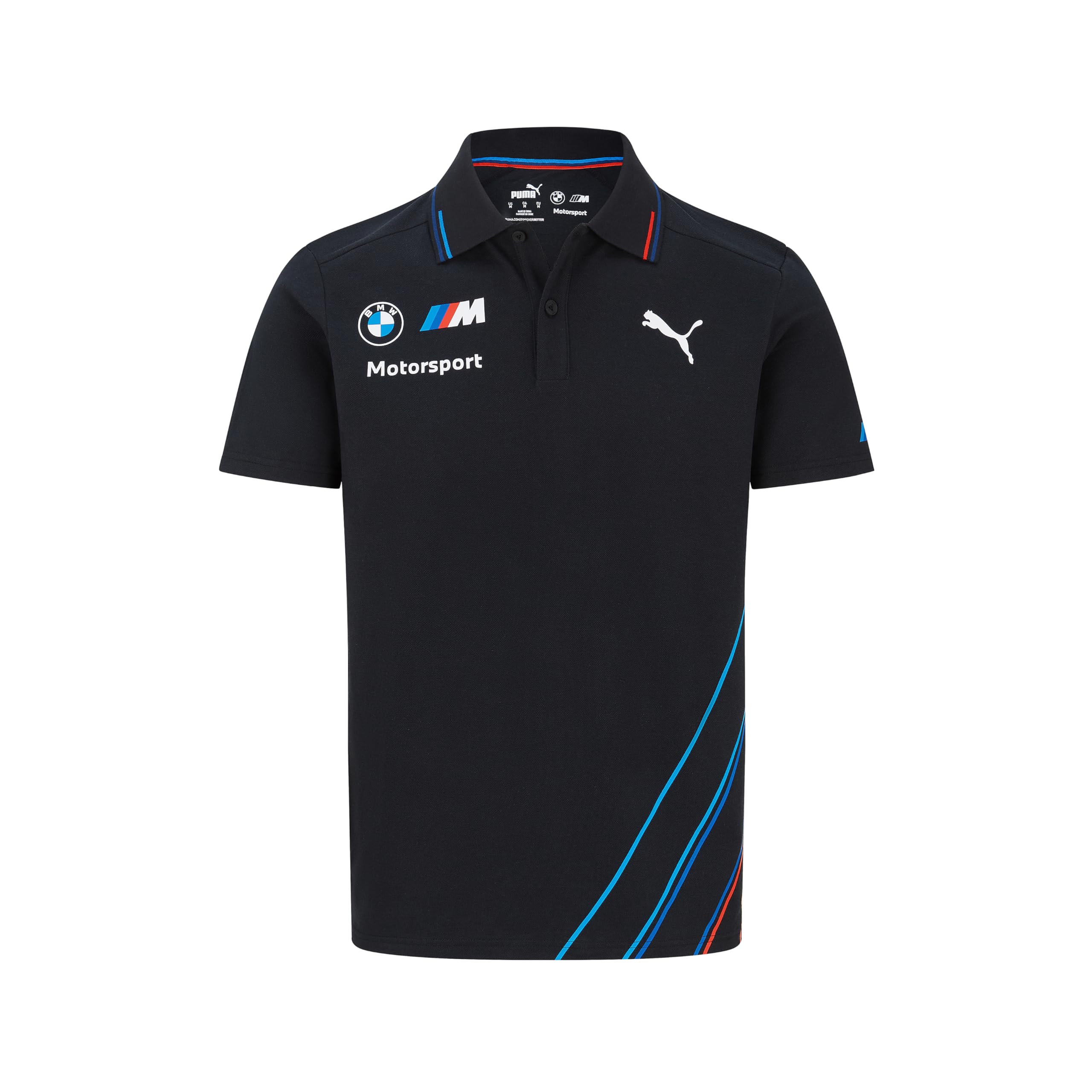 Puma Bmw Motorsports Men'S Team Polo Shirt - Blue - Size: M