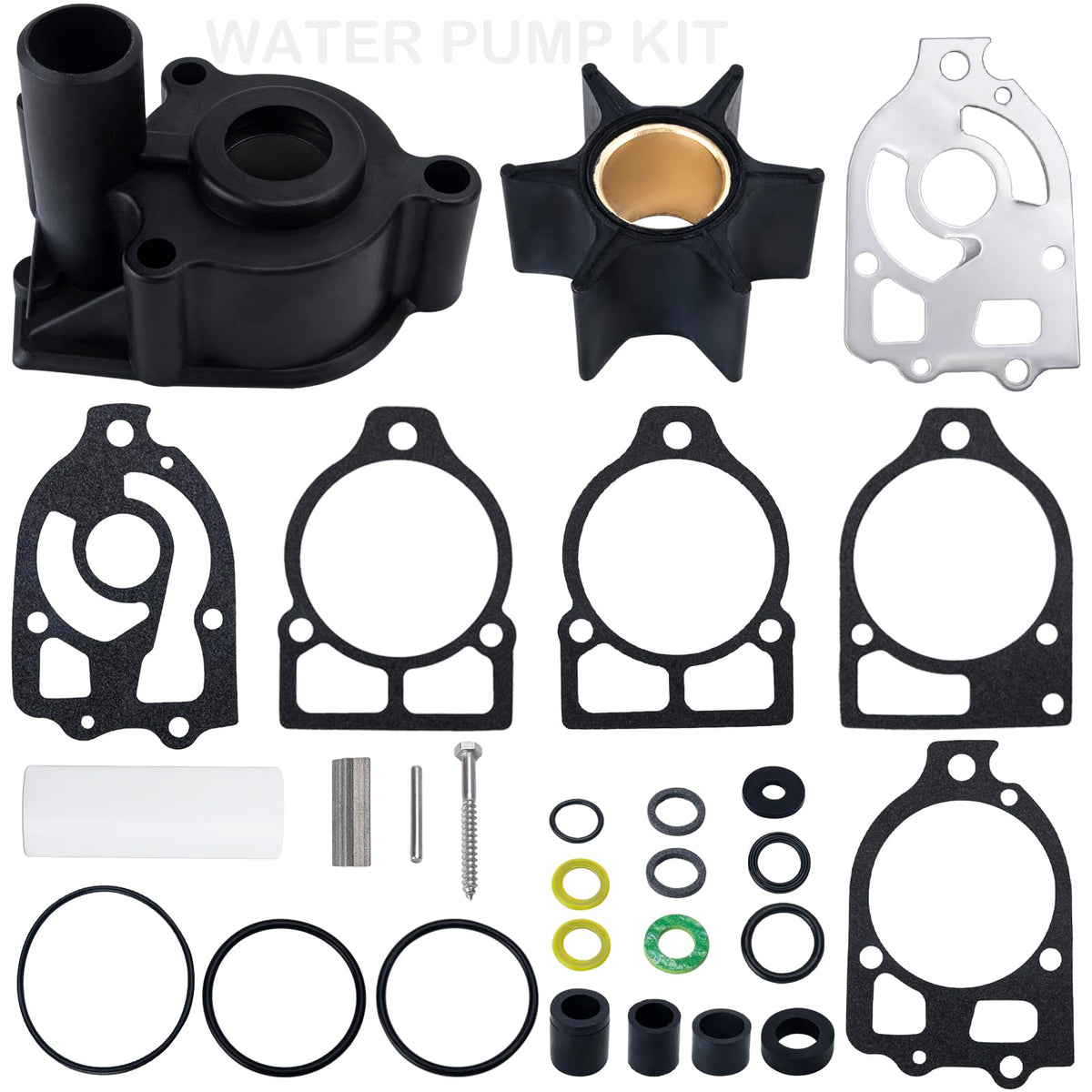 96148Q8 Water Pump Kit Impeller Kit For Mercury And Mariner Outboard And Mercruiser Alpha One Stern Drives Impeller Kit 96148A8 46-96148A8 46-96148Q8 46-96148T8 18-3217
