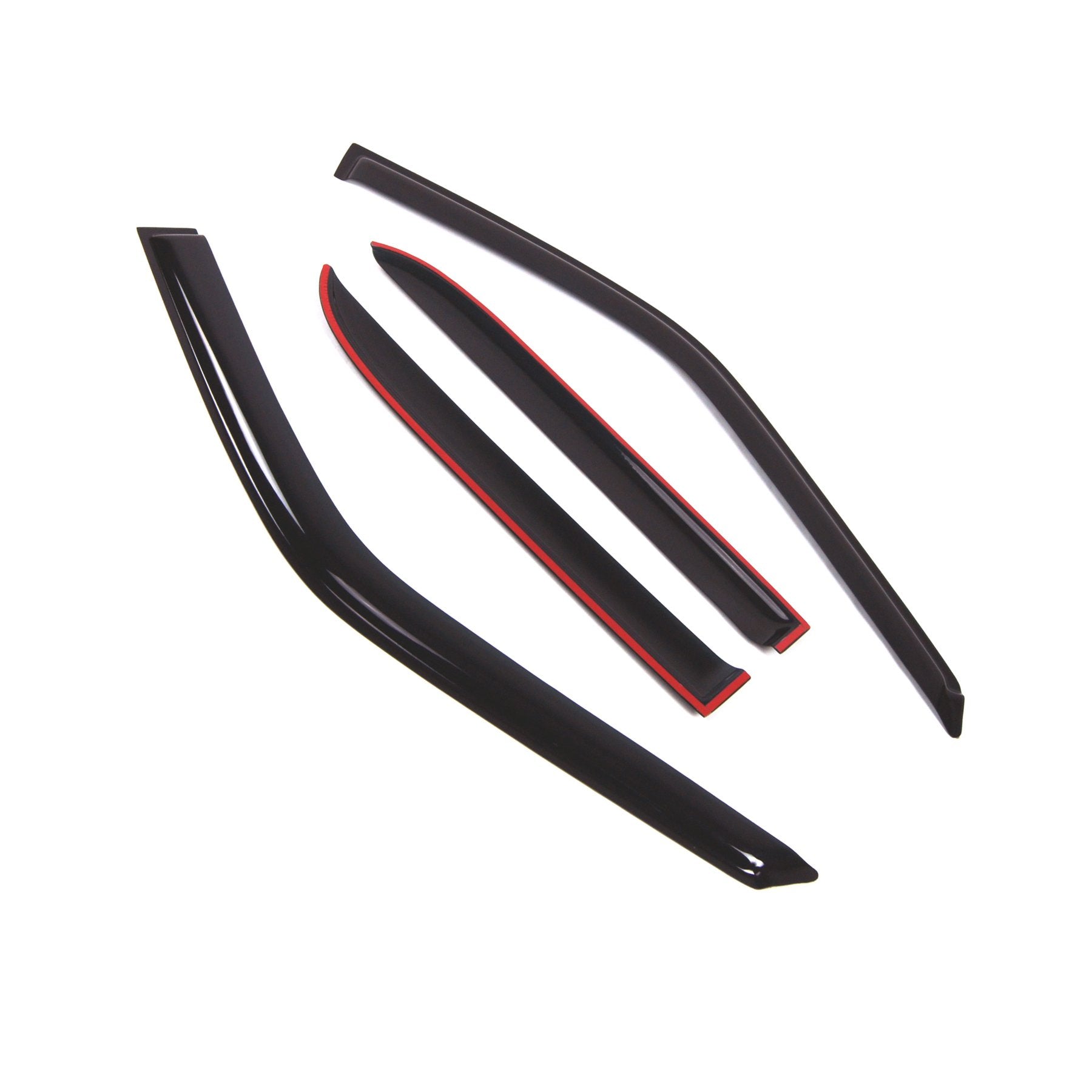 Tuningpros Outside Mount Window Vent Visors Rain Guards Compatible With Suzuki Grand Vitara 1999-2005 | Side Window Wind Deflect