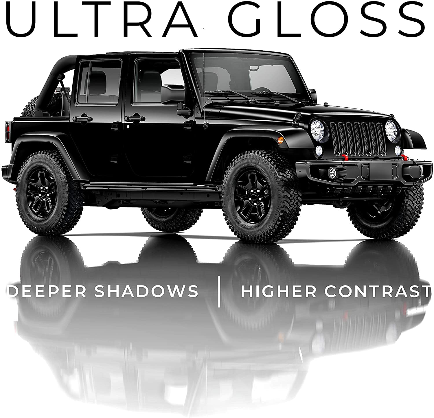 Vvivid+ Ultra Gloss Piano Black Vinyl Car Wrap Premium Paint Replacement Film Roll With Nano Air Release Technology, Stretchable