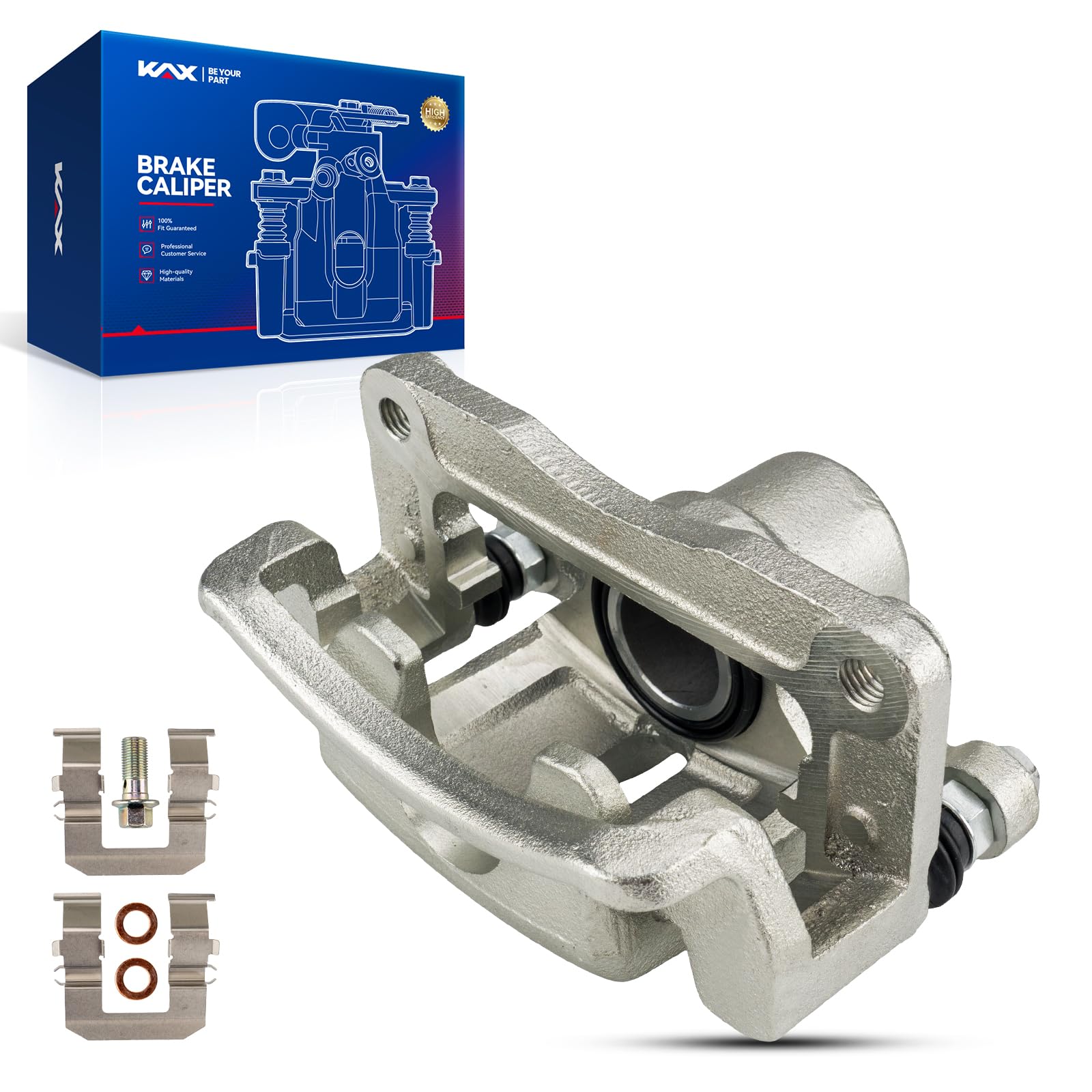 Kax Rear Left Disc Brake Caliper Assembly Fit For 2007-2017 Chevrolet Equinox, 2010-2017 Gmc Terrain, 2012-2015 Chevrolet Captiv