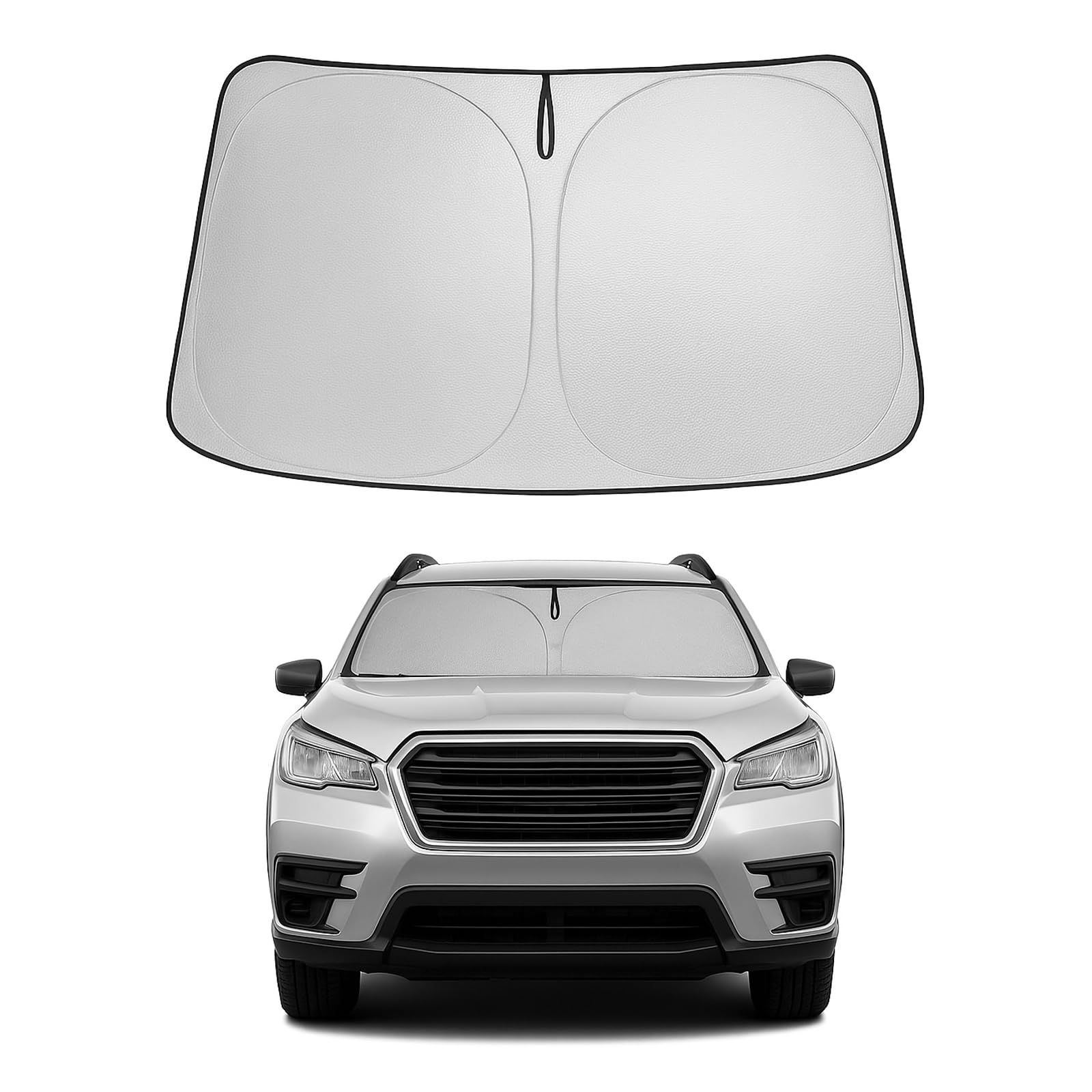 Proadsy 2025 Upgrade Windshield Sunshade Custom For 2019-2024 2025 Subaru Ascent 4-Layer Front Window Shade Reflective Heat Uv P