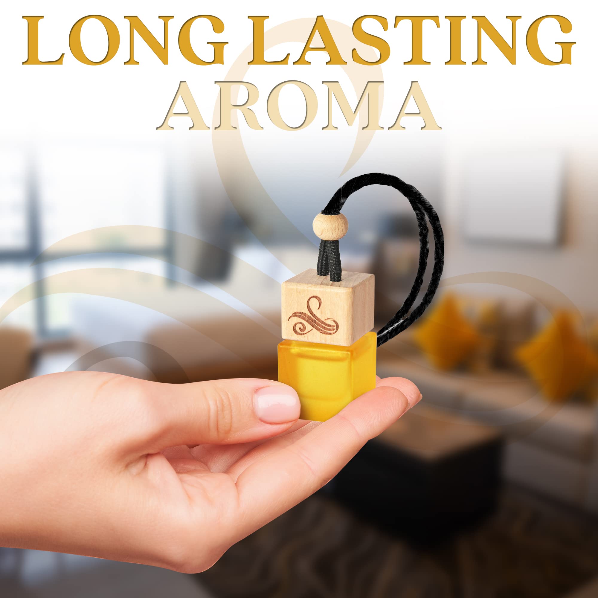 One Million Car Air Freshener For Men | Automotive Air Fresheners With Vent Clip | Strong Car Perfume With Odour Eliminating Tec