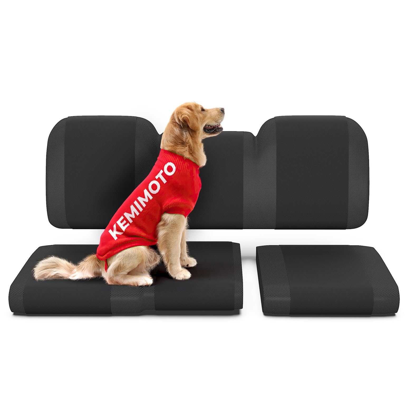 Kemimoto Utv Seat Cover Set W/Soft Cushion Compatible With Polaris Ranger Xp 1000 2017-2021, Polaris Ranger 1000 2020-2022, 1680