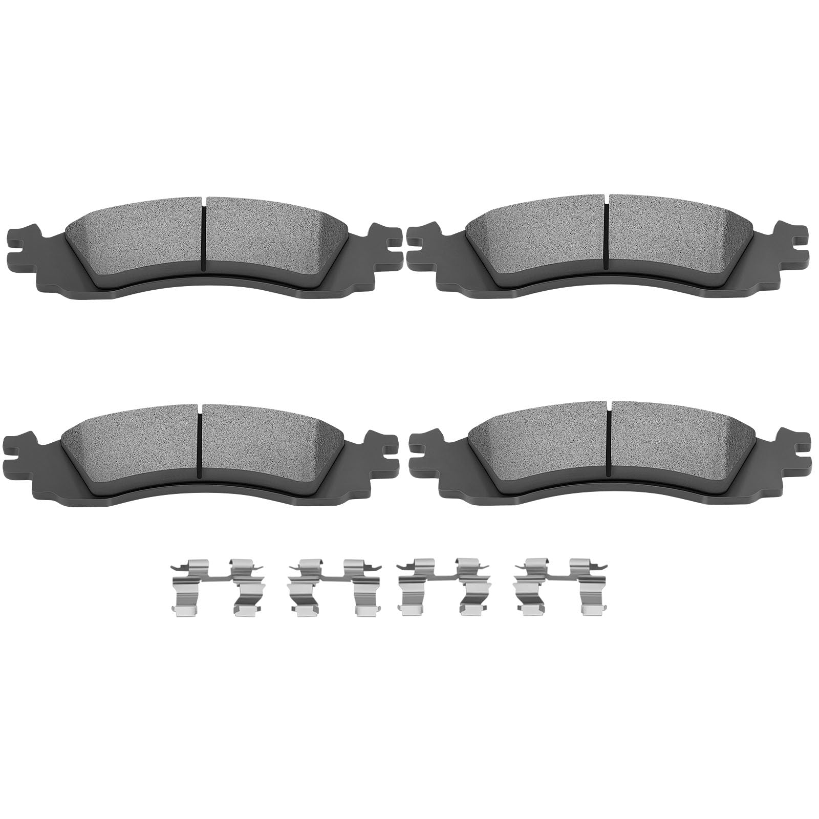 Scitoo D1158 Semi-Metal Brake Pads Kits Front Replacement For Ford For Explorer 06-10,For Ford For Explorer Sport Trac 2007-2010