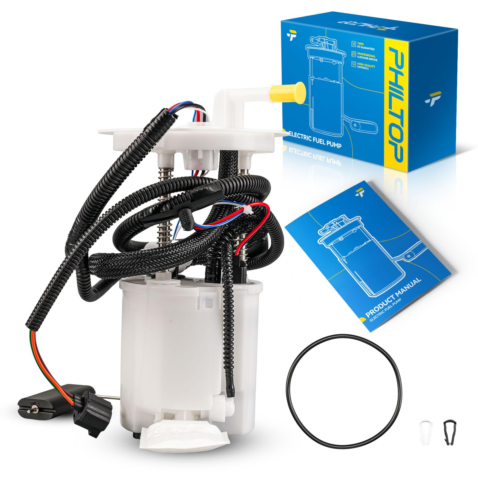PHILTOP Electric Fuel Pump Assembly Fits for Lincoln Continental 1999 2000 2001 2002, FG0964