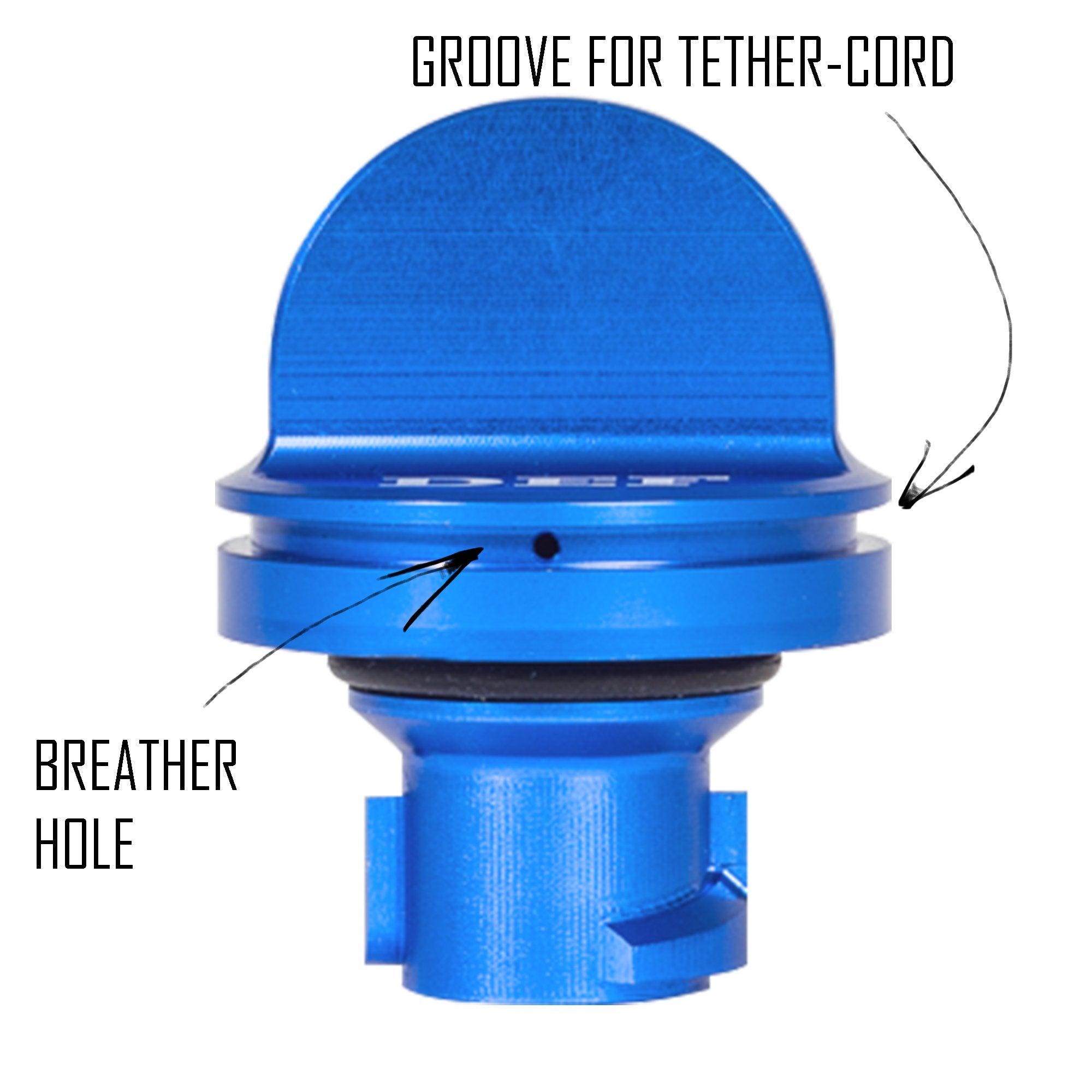 COMBO PACK Magnetic Diesel Fuel Cap + DEF Cap Accessory for Dodge RAM TRUCK 1500 2500 3500 (2013-2018) with 6.7 CUMMINS EcoDiesel (Easy Grip)