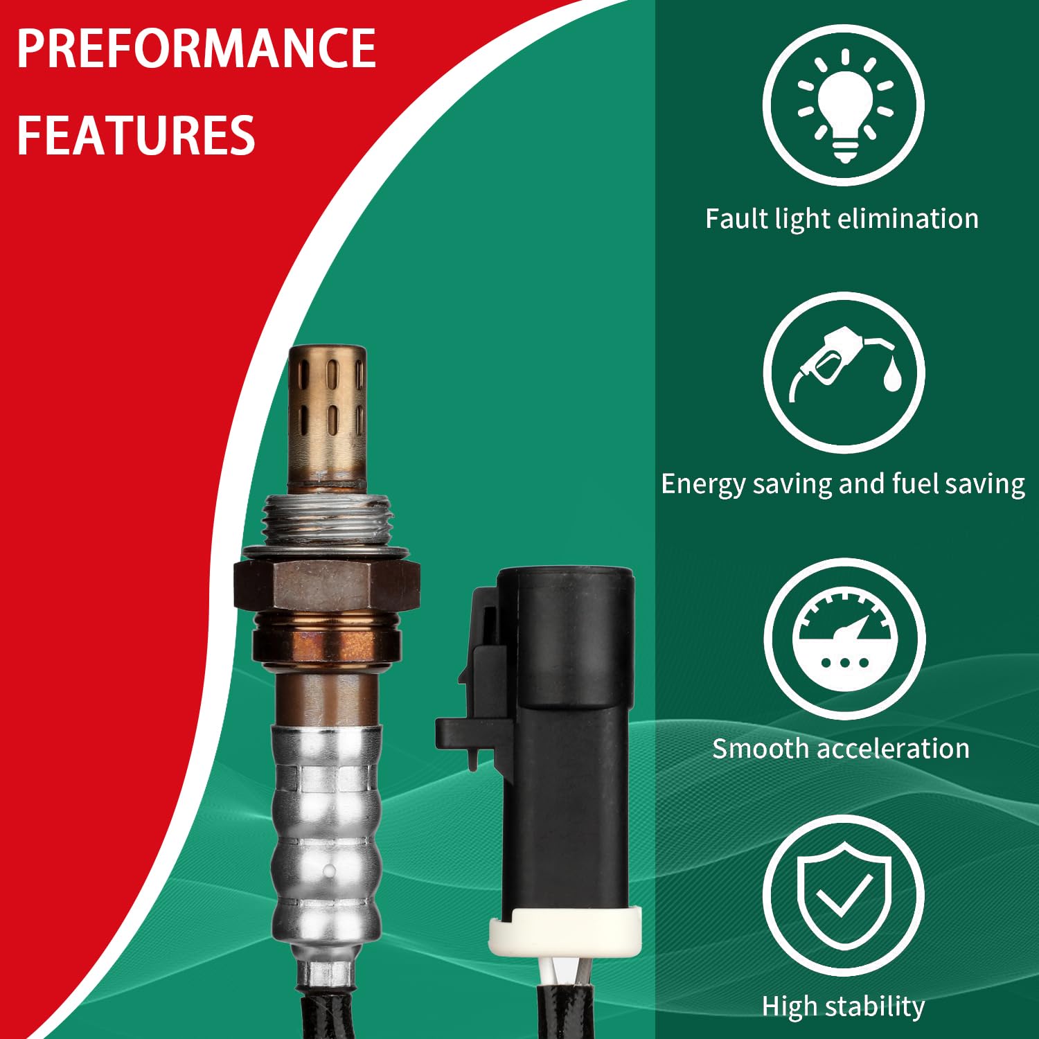 Necatuo 15716 15717 Upstream Downstream O2 Oxygen Sensor (Set Of 2) Compatible With Ford Ranger Mustang Expedition Explorer Esca