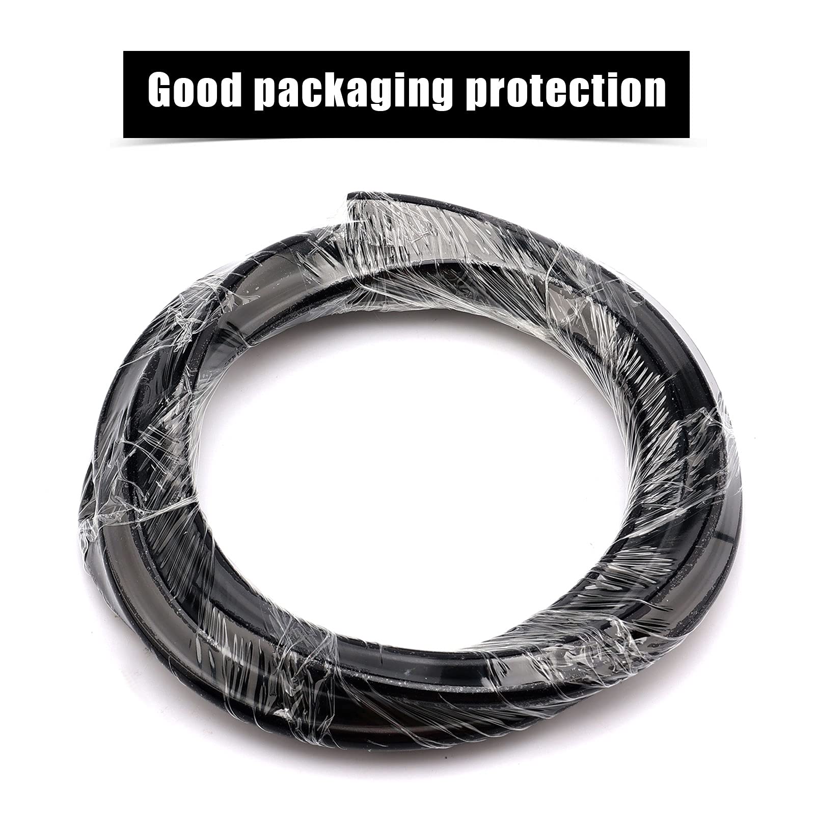 Aiex 1/8Inch Inner Diameter 10Ft High Temperature Silicone Vacuum Tubing Hose, High Performance Automotive Replacement Vacuum Hose Line For Vehicle Radiator Use (Black, 3Mm)