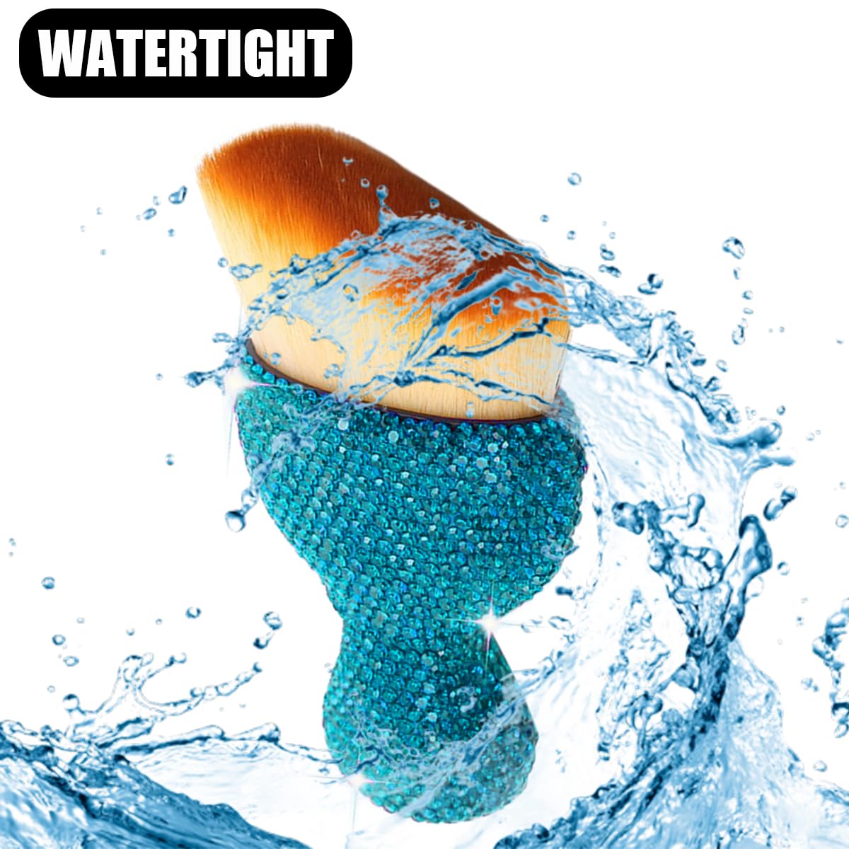 Zipelo Auto Interior Dust Brush, Car Detailing Cleaner Brush With Diamond, Bling Handle Soft Bristle Dusting Tool, Scratch Free