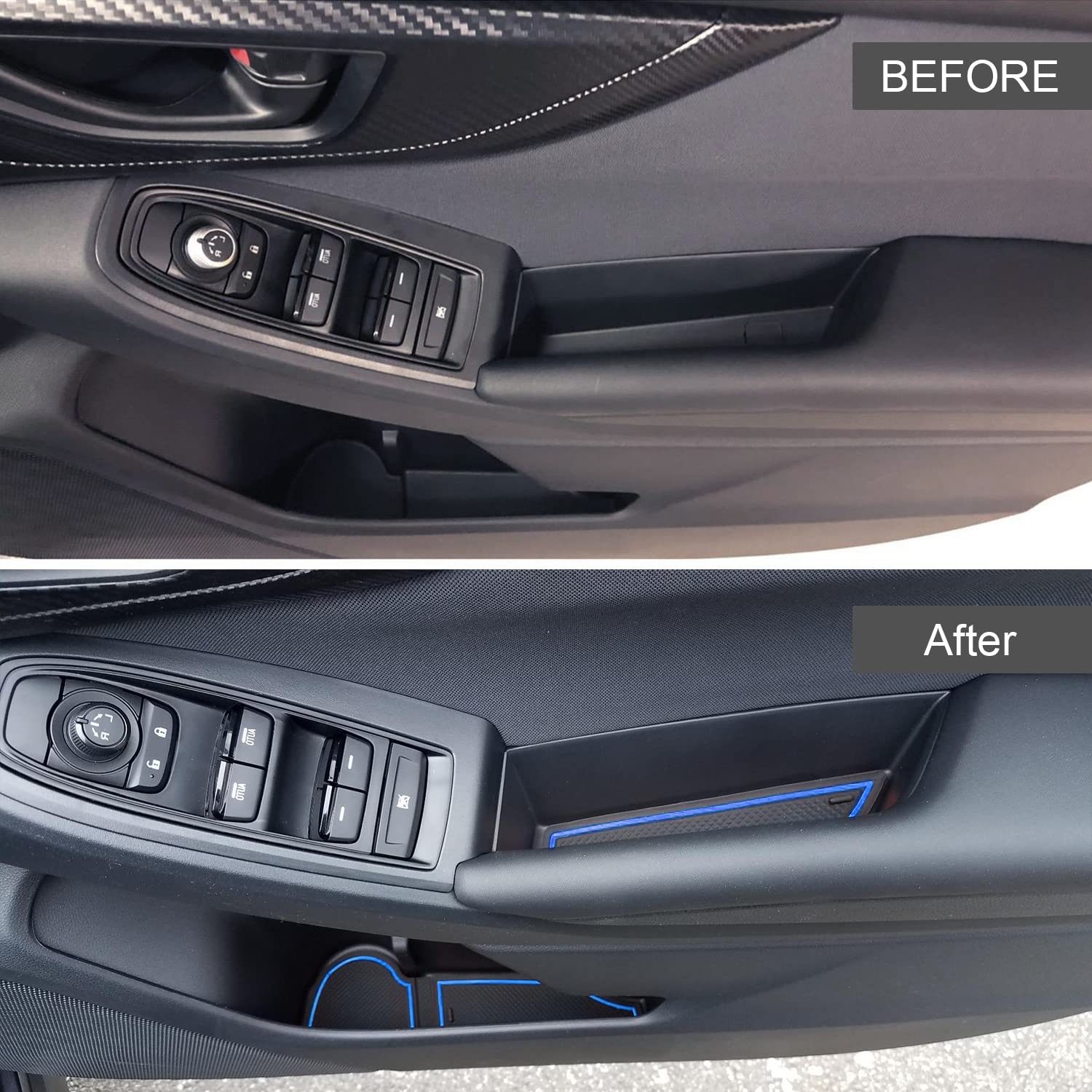 Mochent Cup Holder Insert For Subaru Crosstrek 2023 2022 2021 2020 2019 2018 And For Subaru Impreza 2017-2023 Center Console Mat