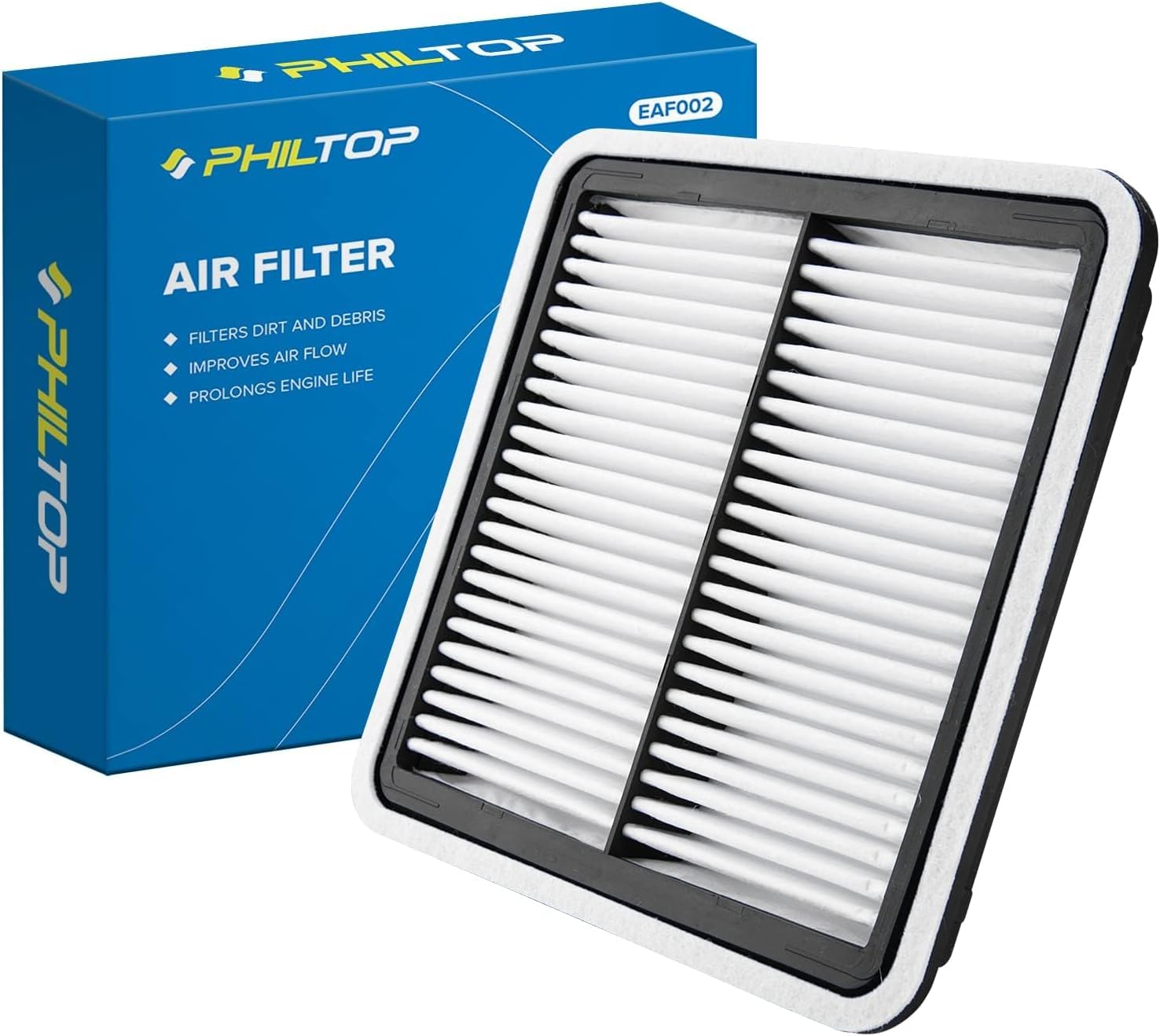 Philtop Engine Air Filter Ca9997 Replacement For Subaru Impreza (2008-2016), Legacy (2005-2019), Outback (2005-2019), Wrx (2015-2018), Forester (2009-2018), Tribeca (2008-2014)