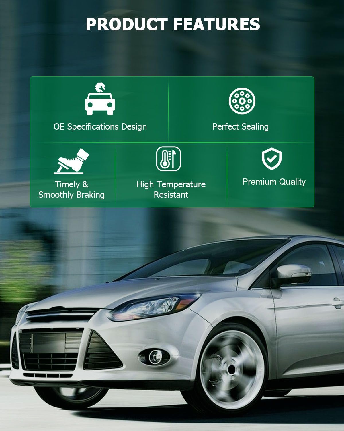 Scitoo 18B5302 Front Right Disc Brake Caliper W/Bracket For Chevy For Silverado 2500 Hd/For Silverado 3500 Hd/For Suburban/For S