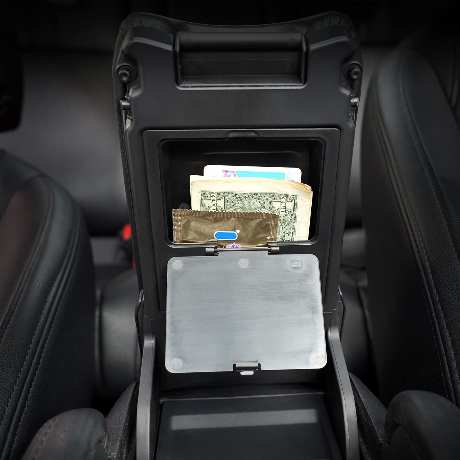 Carqiwireless Center Console Hidden Storage Box For Honda Civic 2016-2021, Center Console Organizer For Honda Civic Hatchback Si