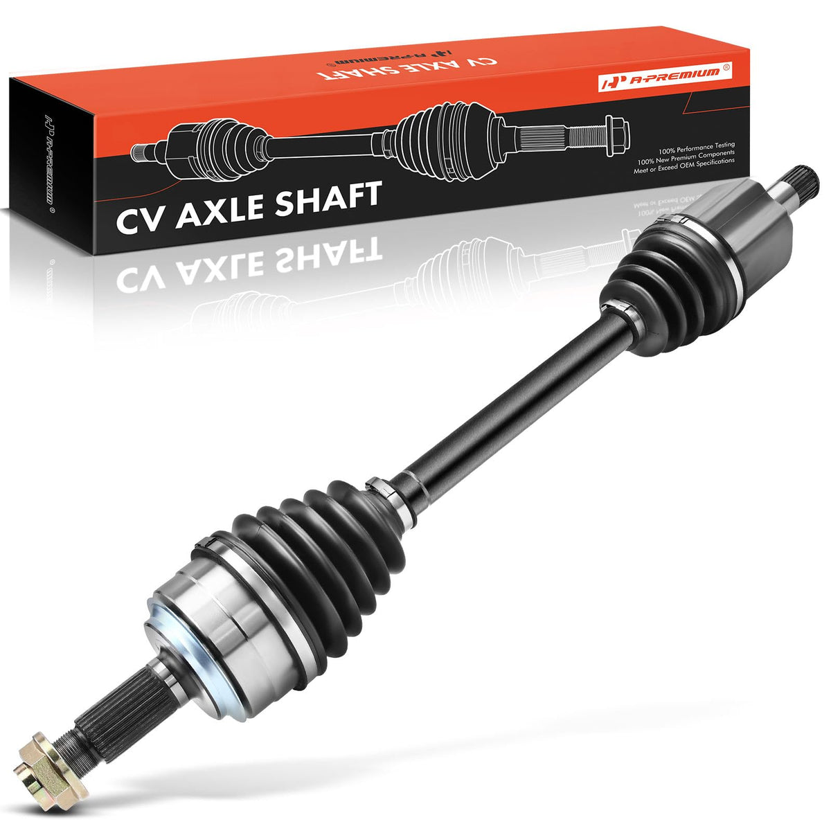 A-Premium CV Axle Shaft Assembly Compatible with Honda Models- CR-V 2007-2014, Accord 2015-2017 Manual Transmission - L4 2.4L En