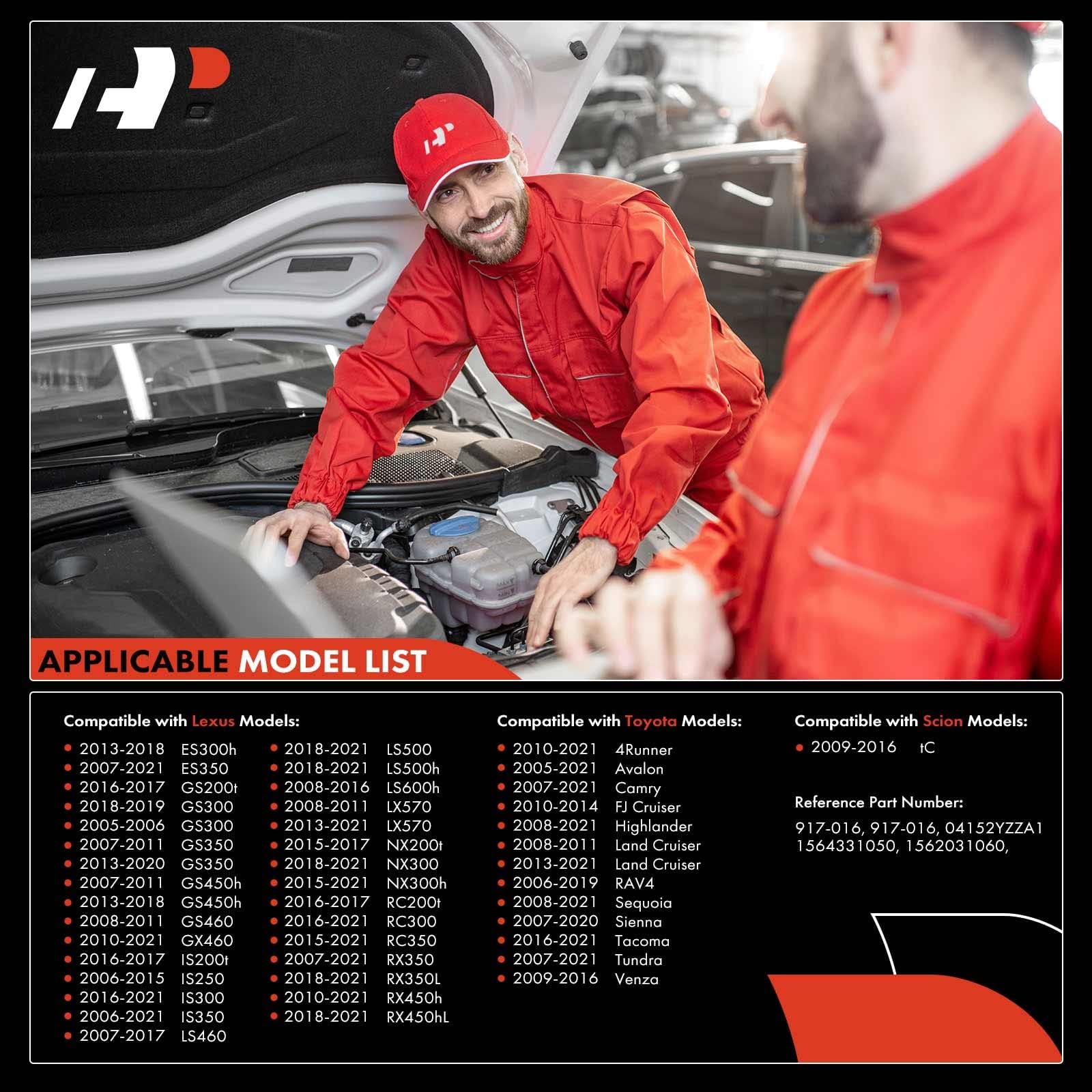 A-Premium Engine Oil Filter Cap Assembly Kit Compatible with Toyota and Lexus Vehicles - 2005-2021 - Avalon, Camry, Highlander,