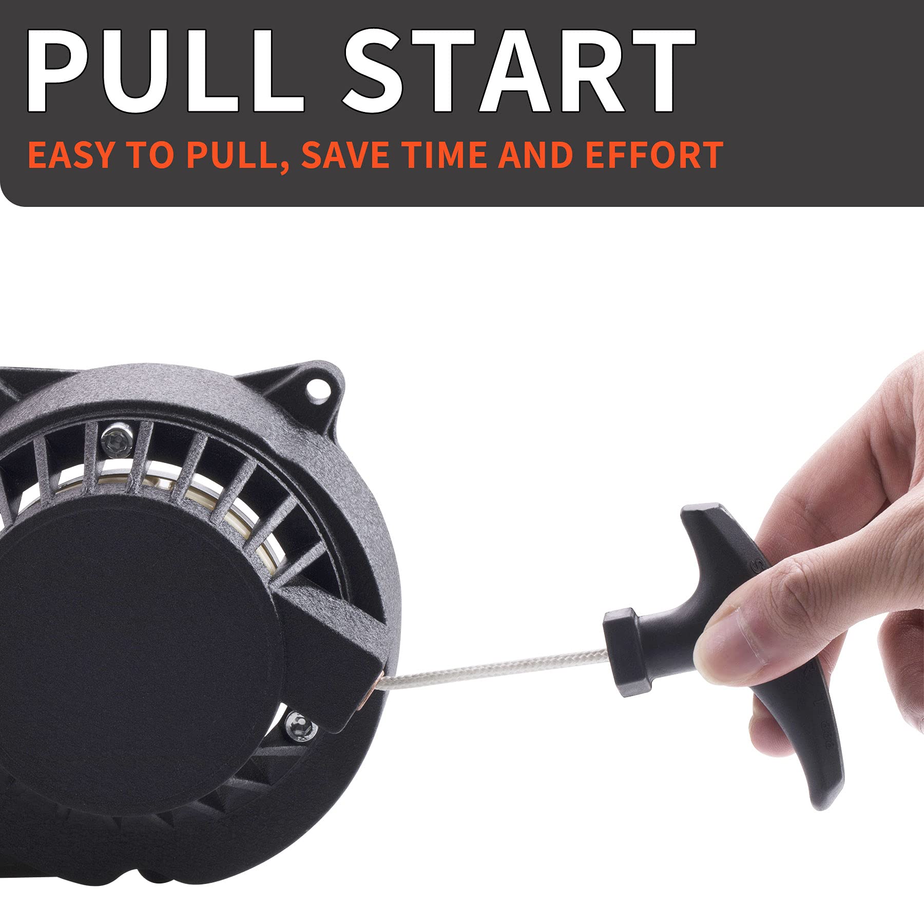 Cncmotok Pull Start Recoil Starter Alloy With Screws Drawstring Wrench Compatible With 2 Stroke 47Cc 49Cc Pocket Coolster Ssr Sx