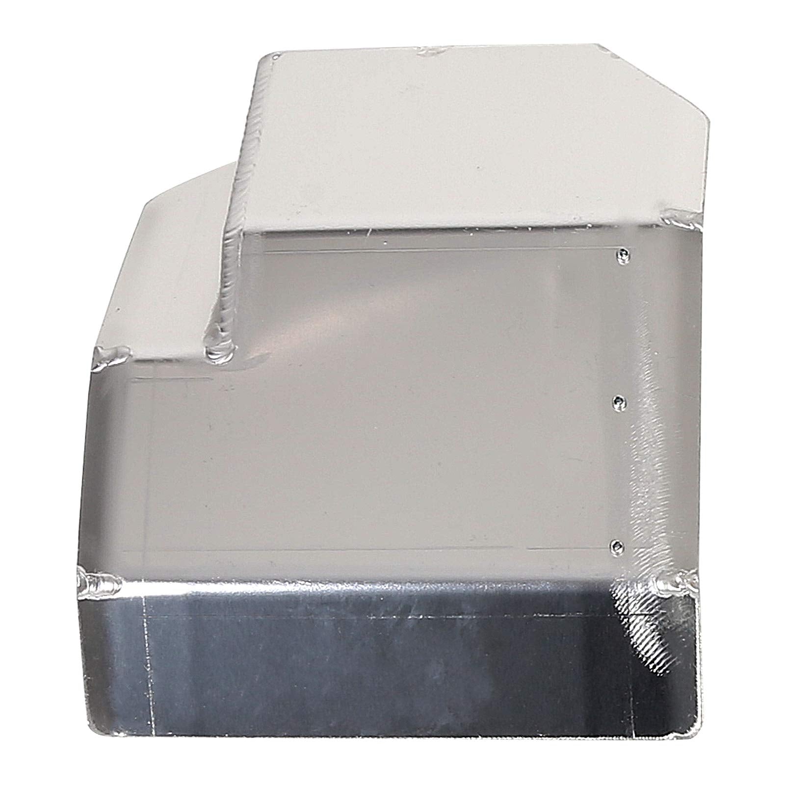 Ecotric Atv Swing Arm Skid Plate Compatible With 1987-2006 Yamaha Banshee Yfz 350 Polished Aluminum