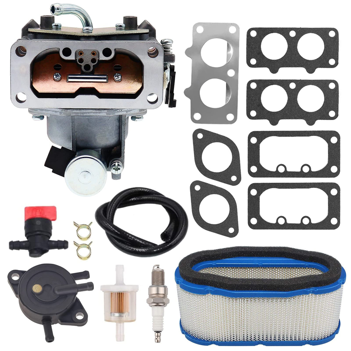 15004-0760 Carburetor Carb Compatible With Kawasaki Fh680V Fh721V Fh751V Fh601 Fh641V Fh661V Fx801V Fx850V 19Hp 20Hp 21Hp 22Hp 2