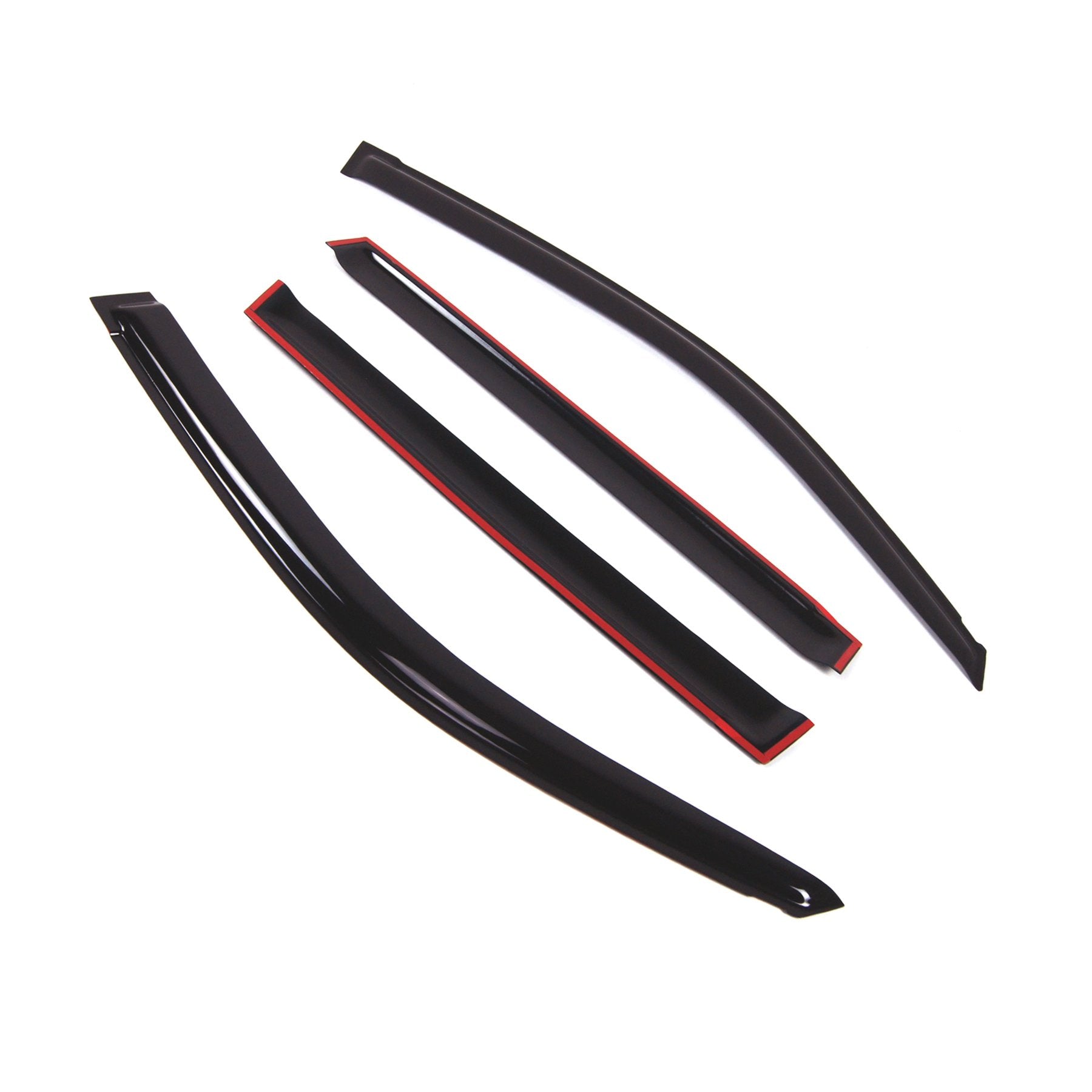 Car Window Rain Guard | Outside Mount Visors Auto Side Window Deflectors | Windows Visor Rain Shields Compatible With 2010-2016