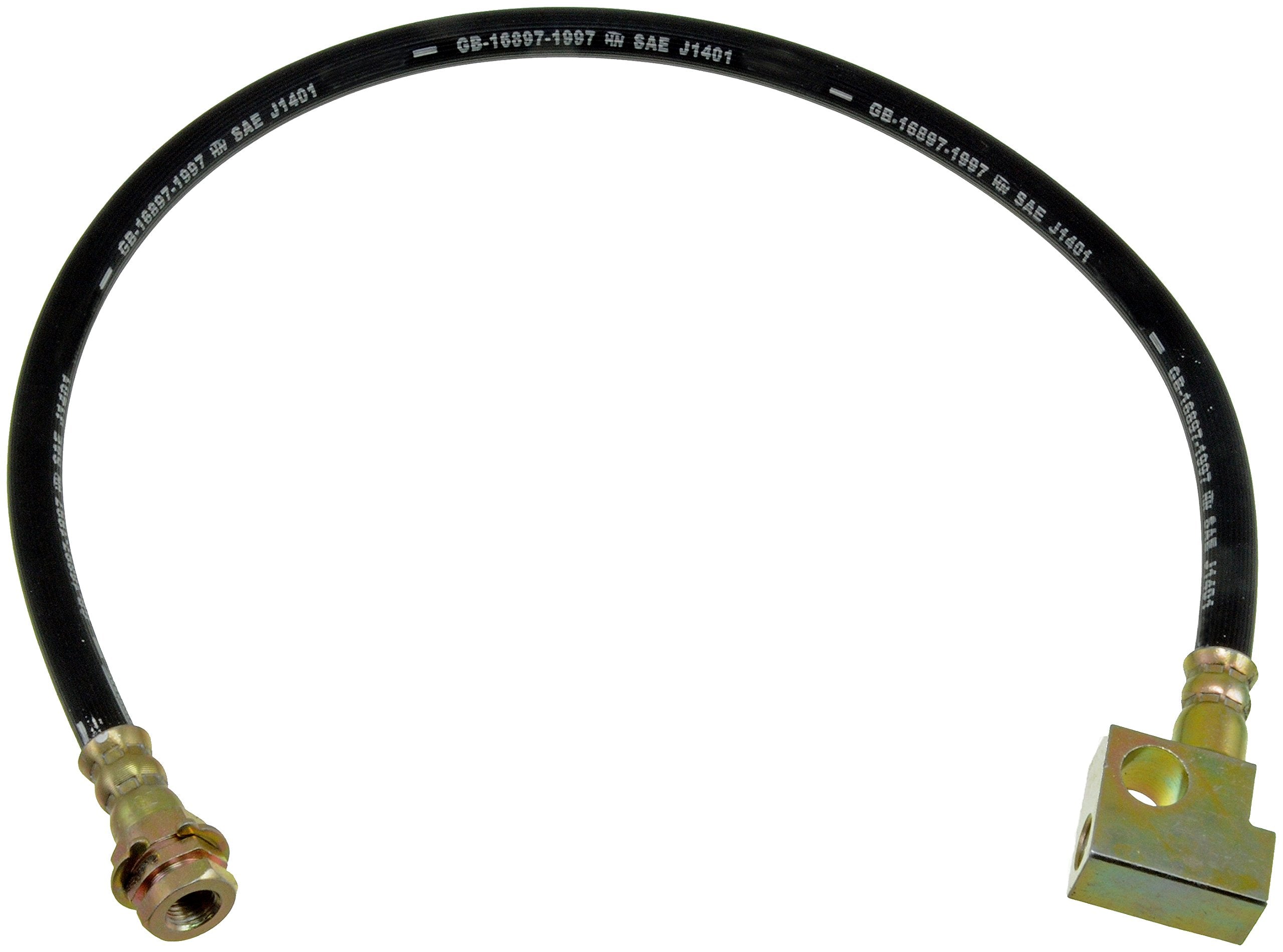 Dorman H38576 Rear Center Brake Hydraulic Hose Compatible With Select Dodge Models , Black