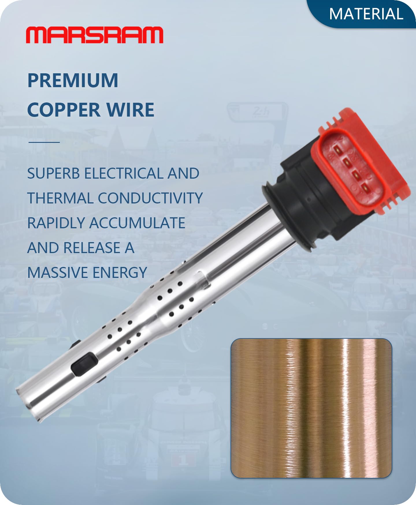 Marsram Ignition Coil Pack Uf529 For 2005-2016 Audi A3 A4 A5 R8 A6 A7 Q7 S4 Tt 2006-2016 Volkswagen Vw Jetta Mk5 Mk6 Gti Rabbit