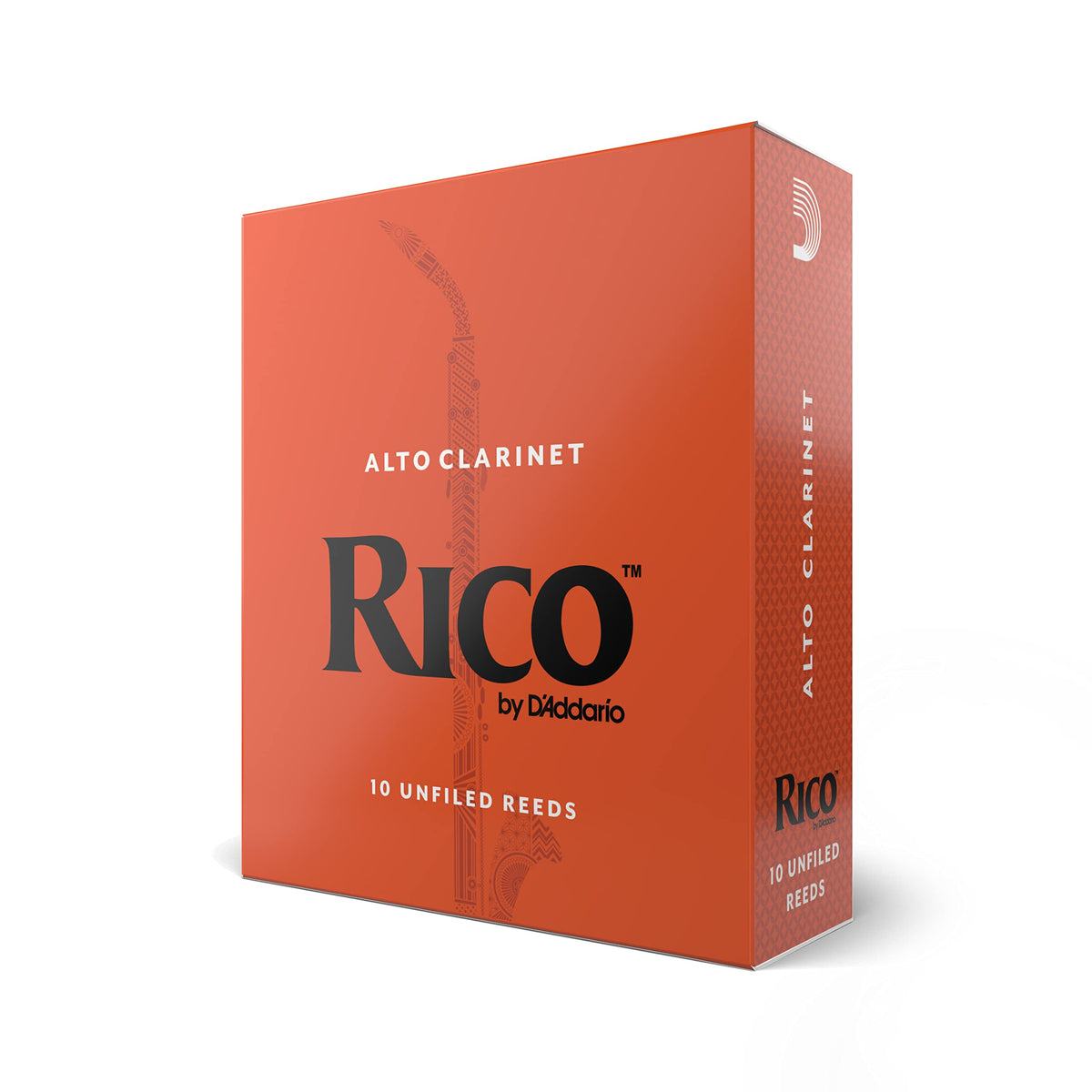 Rico Alto Clarinet Reeds, Strength 25, 10-Pack