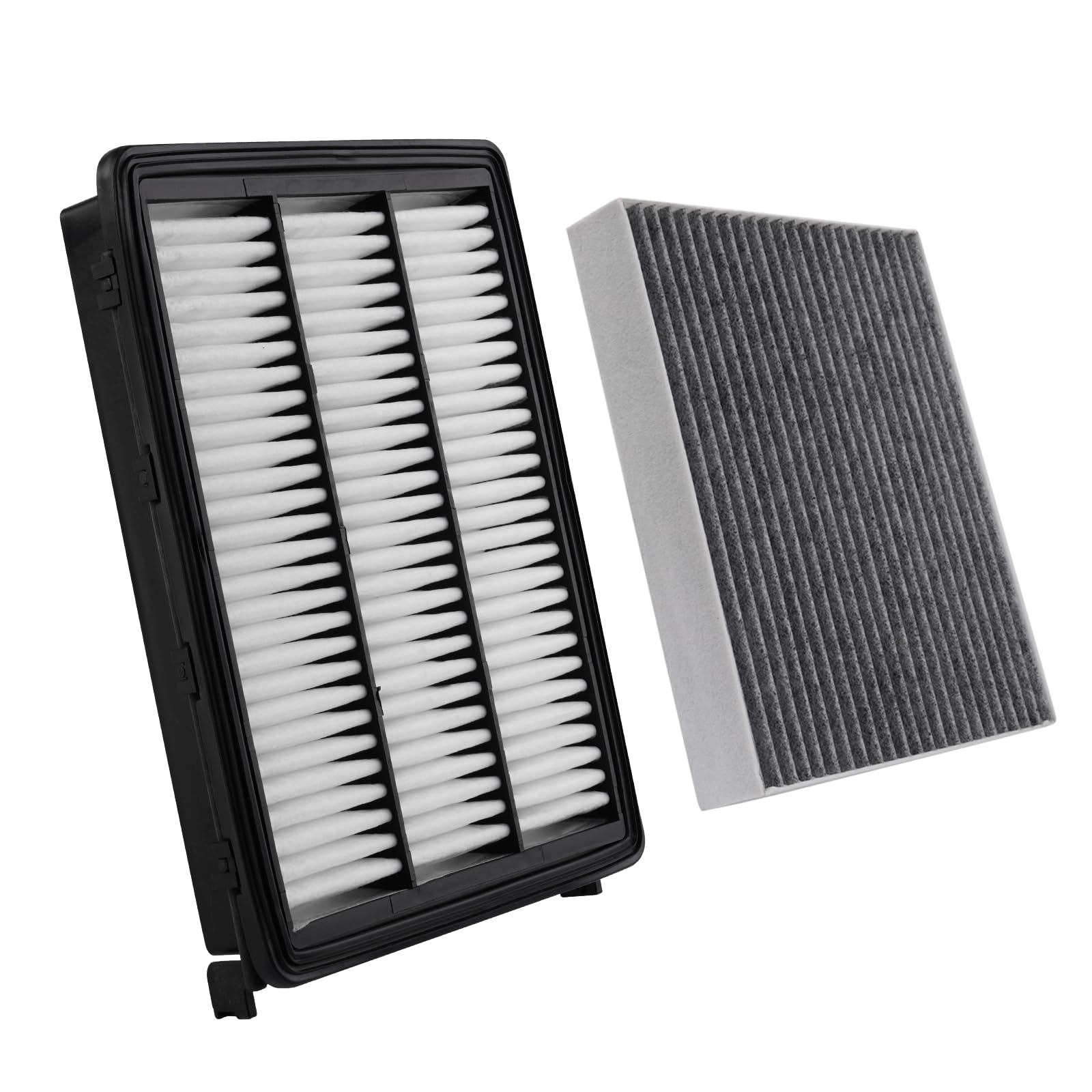 Forccord Cabin Air Filter And Engine Air Filter Fits For Hyundai Tucson 2016-2021 Activated Carbon Cabin Filter Replacement 9713