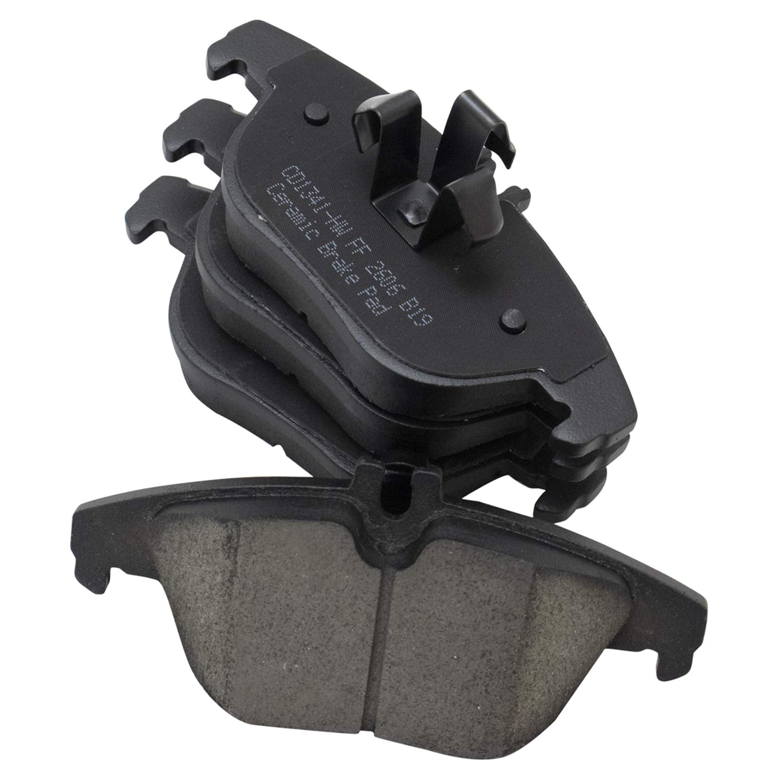 TRQ Rear Brake Pads Ceramic Compatible with 2012-2015 Mercedes-Benz C250 2008-2014 C300 2008-2015 C350 2010-2014 E350 2015-2017