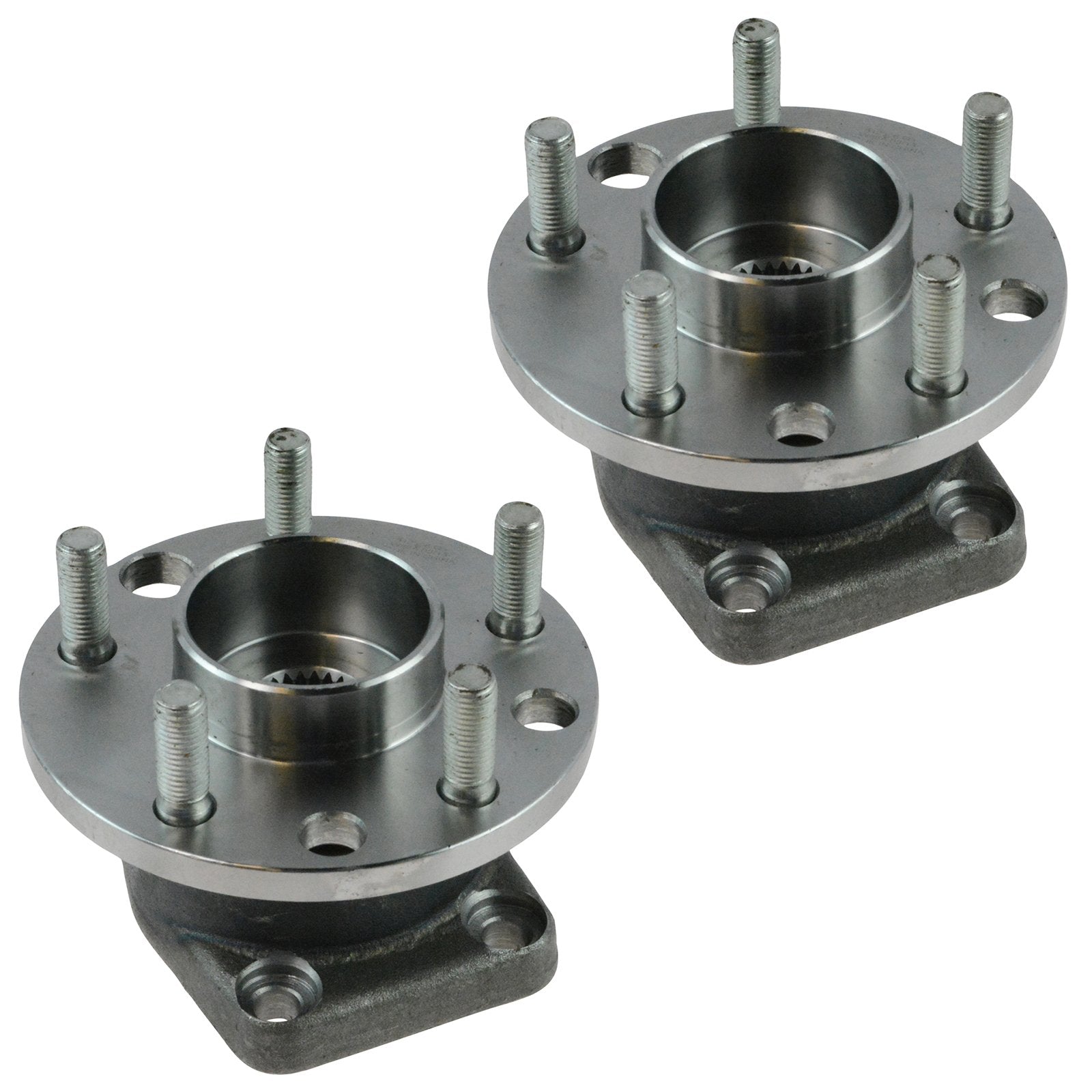 Trq Rear Wheel Hub Bearings Assembly Set Compatible With 2002-2008 Jaguar X-Type