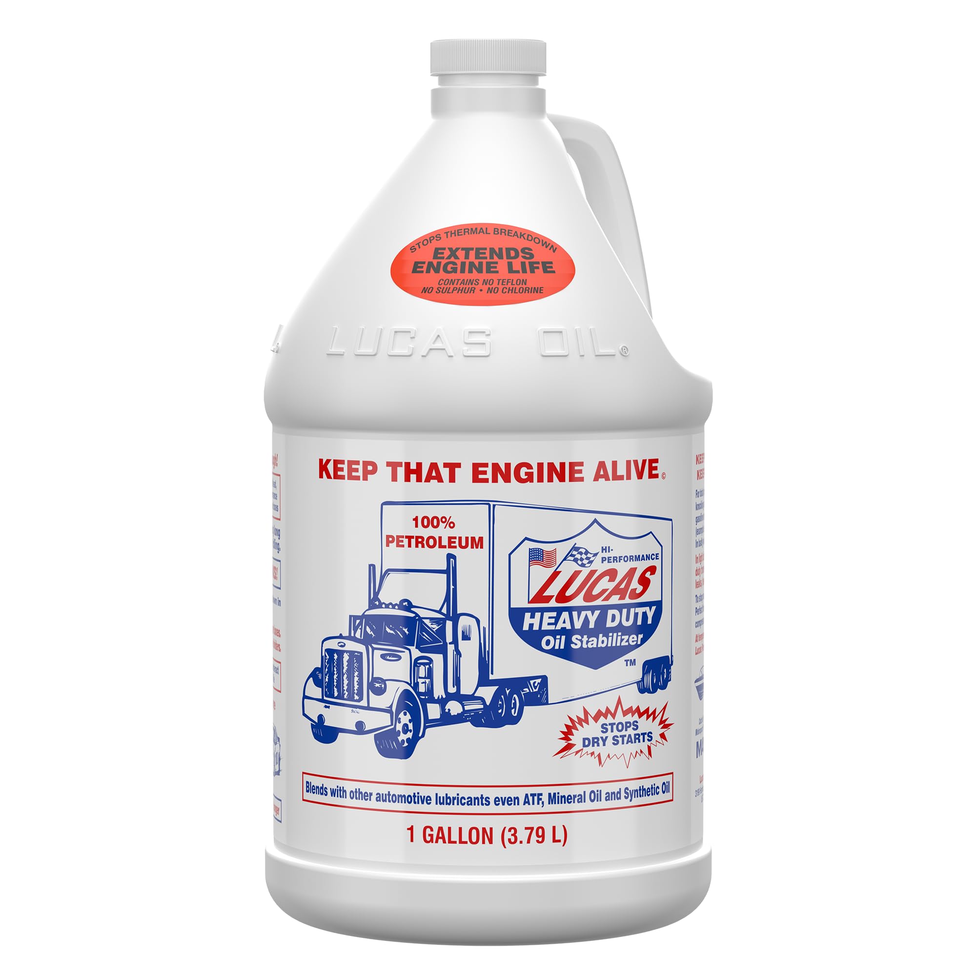 Lucas Oil 10002 Heavy Duty Oil Stabilizer - 1 Gallon (Pack Of 4)