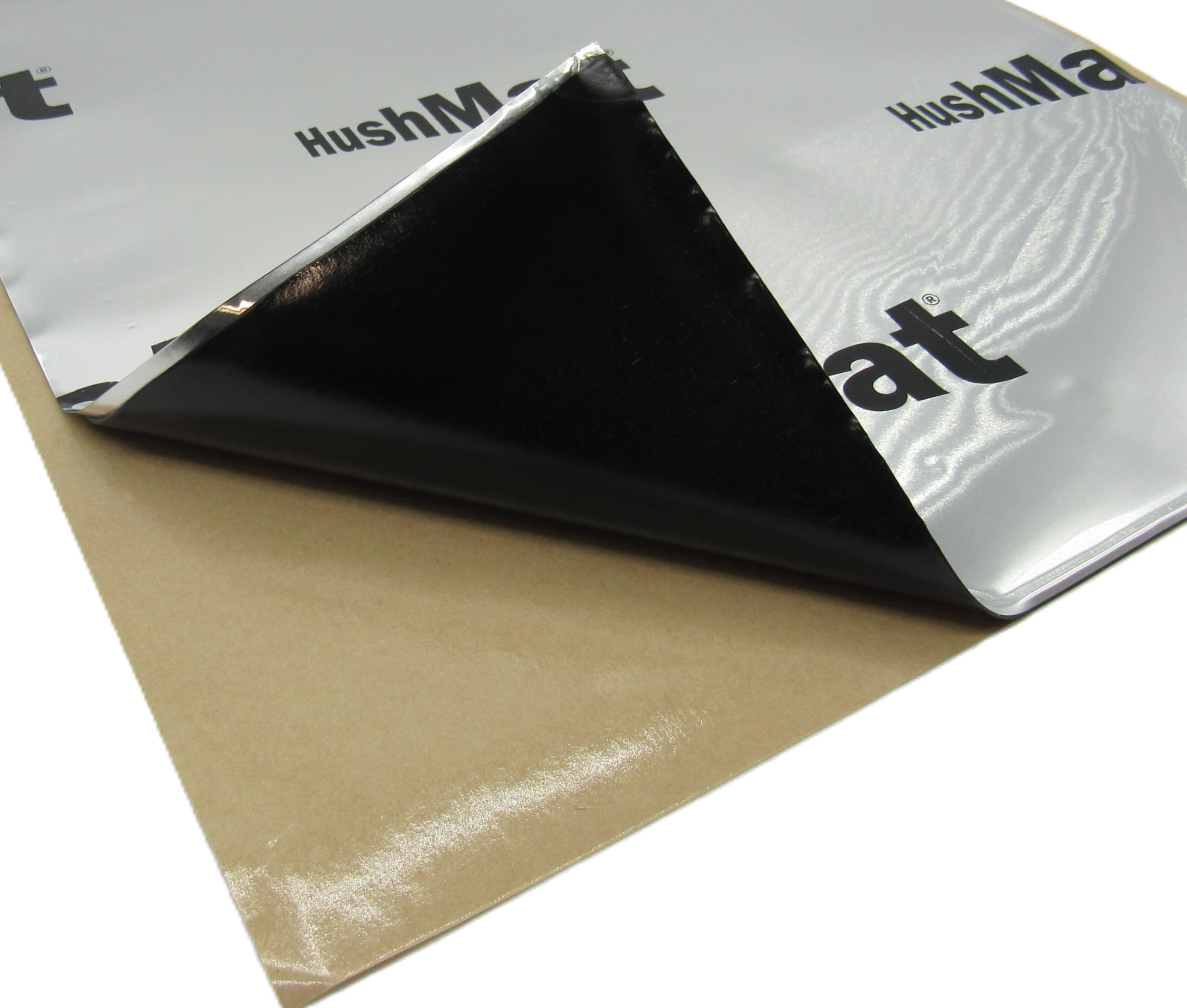HushMat 10201 Door Kit - 10 Sheets of 12&quot; x 12&quot; Silver Ultra Sound Deadening & Thermal Insulation - 10 Sq. Ft.