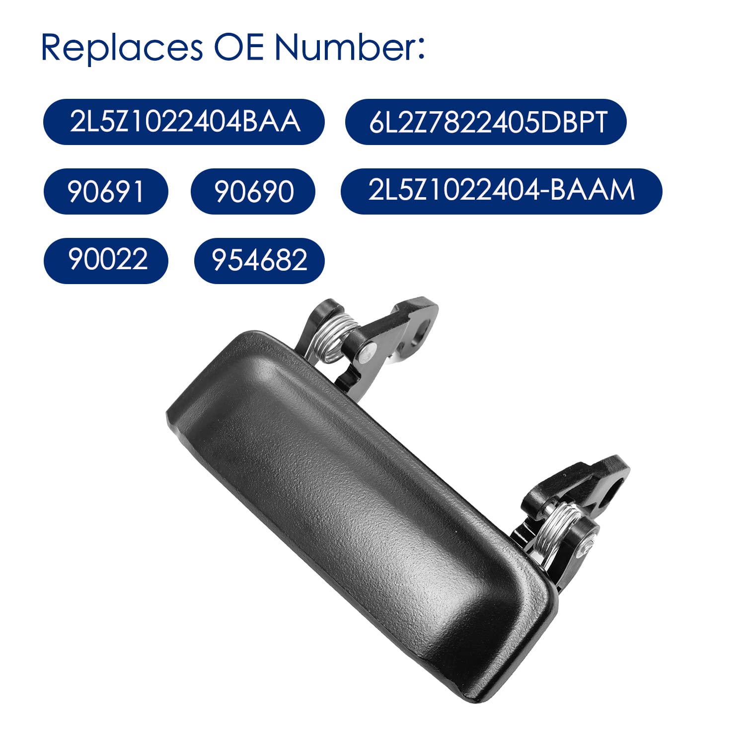 Lcyolada Pair of All Metal Exterior Door Handle for Ford Ranger 1998-2011, Mazda B2300 B3000 B4000 2001-2010,Front Driver & Righ