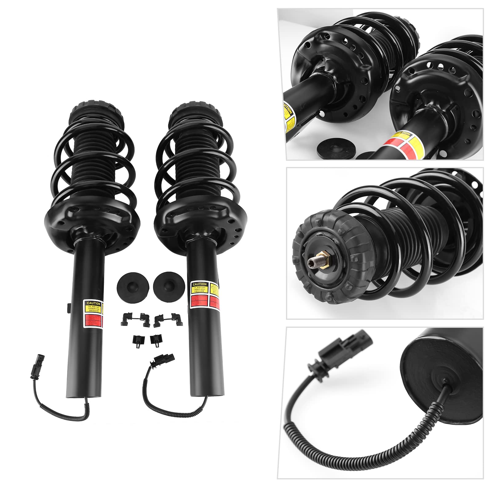 Hiolpen Shock Absorber Strut Assys W/Electric Compatible 2013 2014 2015 2016 2017 2018 2019 For Cadillac Xts 84677093 Shock Absorbers 2 Pcs Front