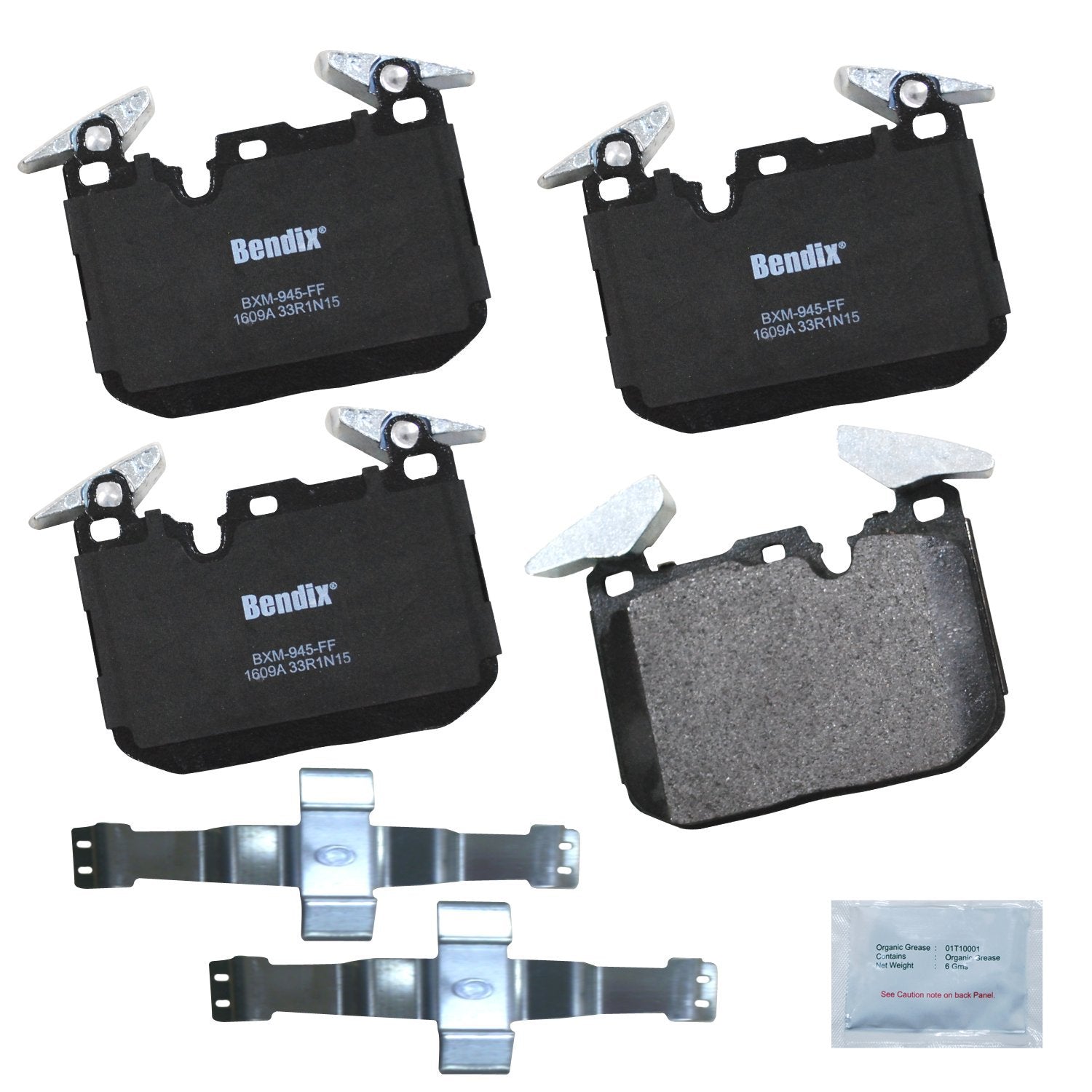 Bendix Priority1 Cfm1609A Semi-Metallic Front Brake Pads For Select Models Bmw 228I,Xdrive,230I,320I,328I,330I,335I,Gt 340I,428I