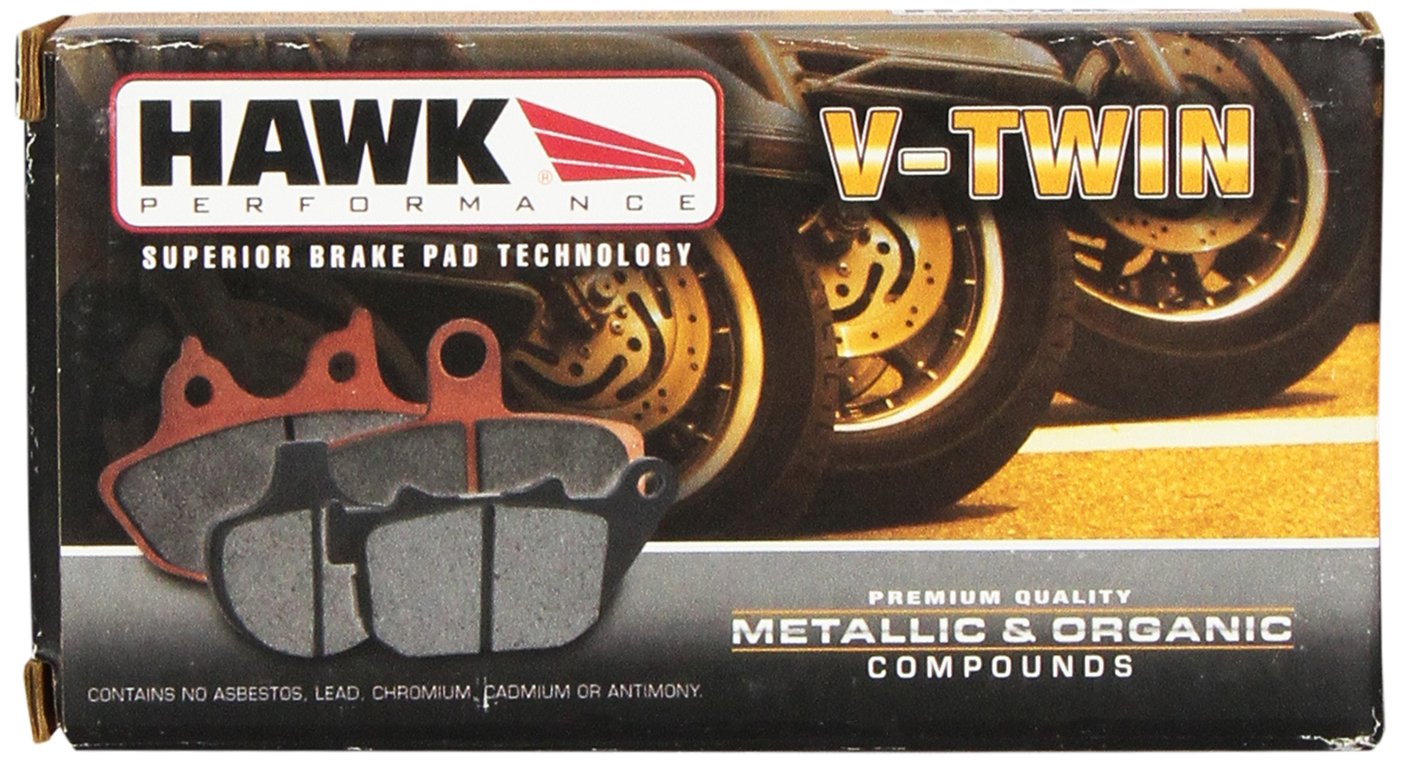 Hawk Performance Hmc196Hh Metallic Motorcycle Brake Pad Set