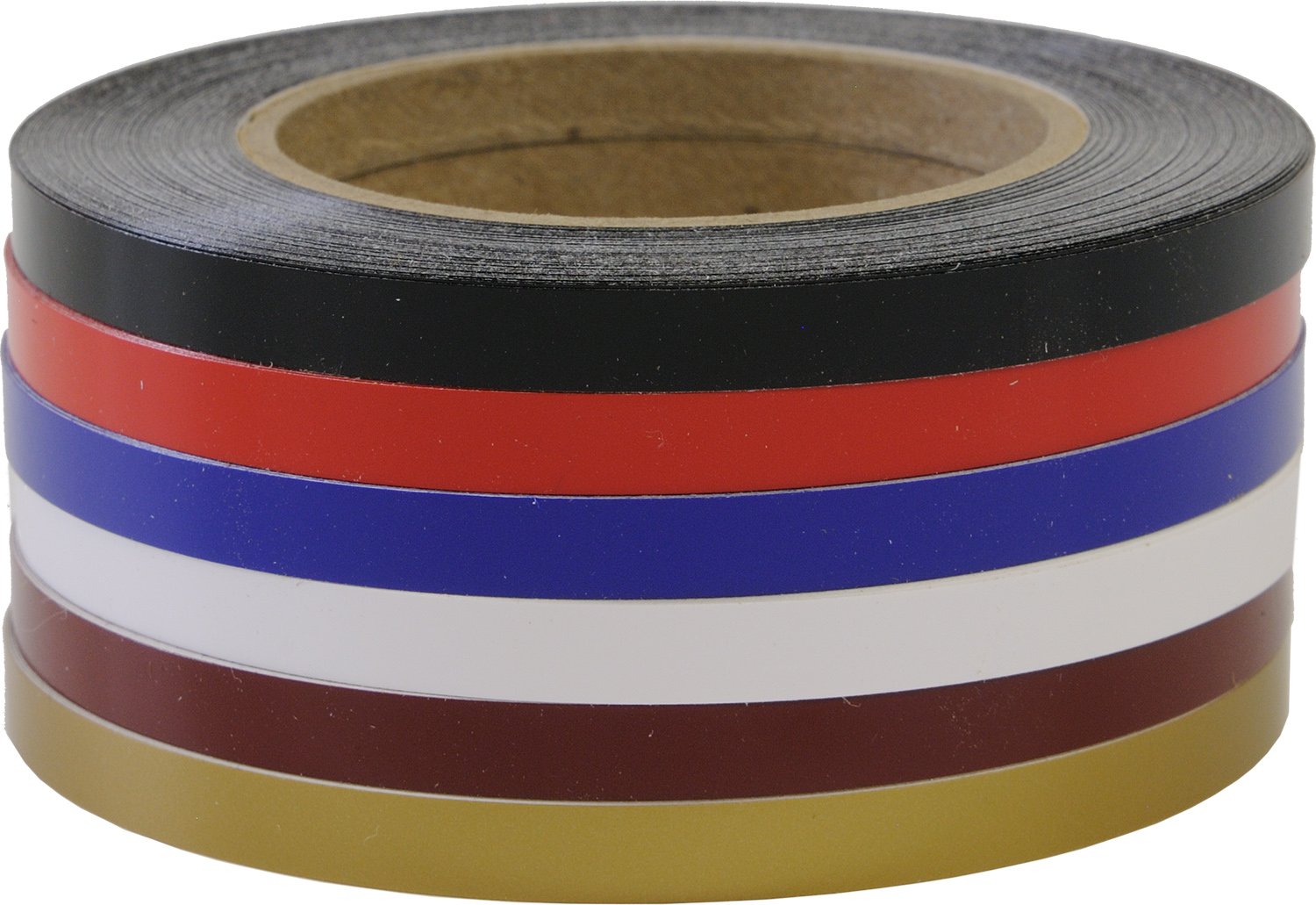 Lineardesigns One Quarter Inch Solid Stripe For Auto Truck Boat - 3Mil Vinyl - 1/4' X 50' - Black