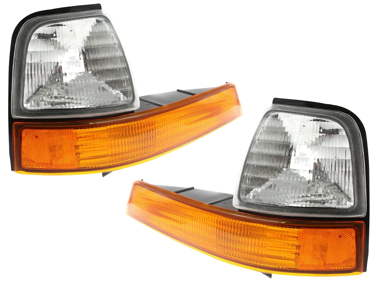 Aftermarket Replacement Left Right Sides Pair Park Signal Side Marker Lights For 1998-2000 Ford Ranger